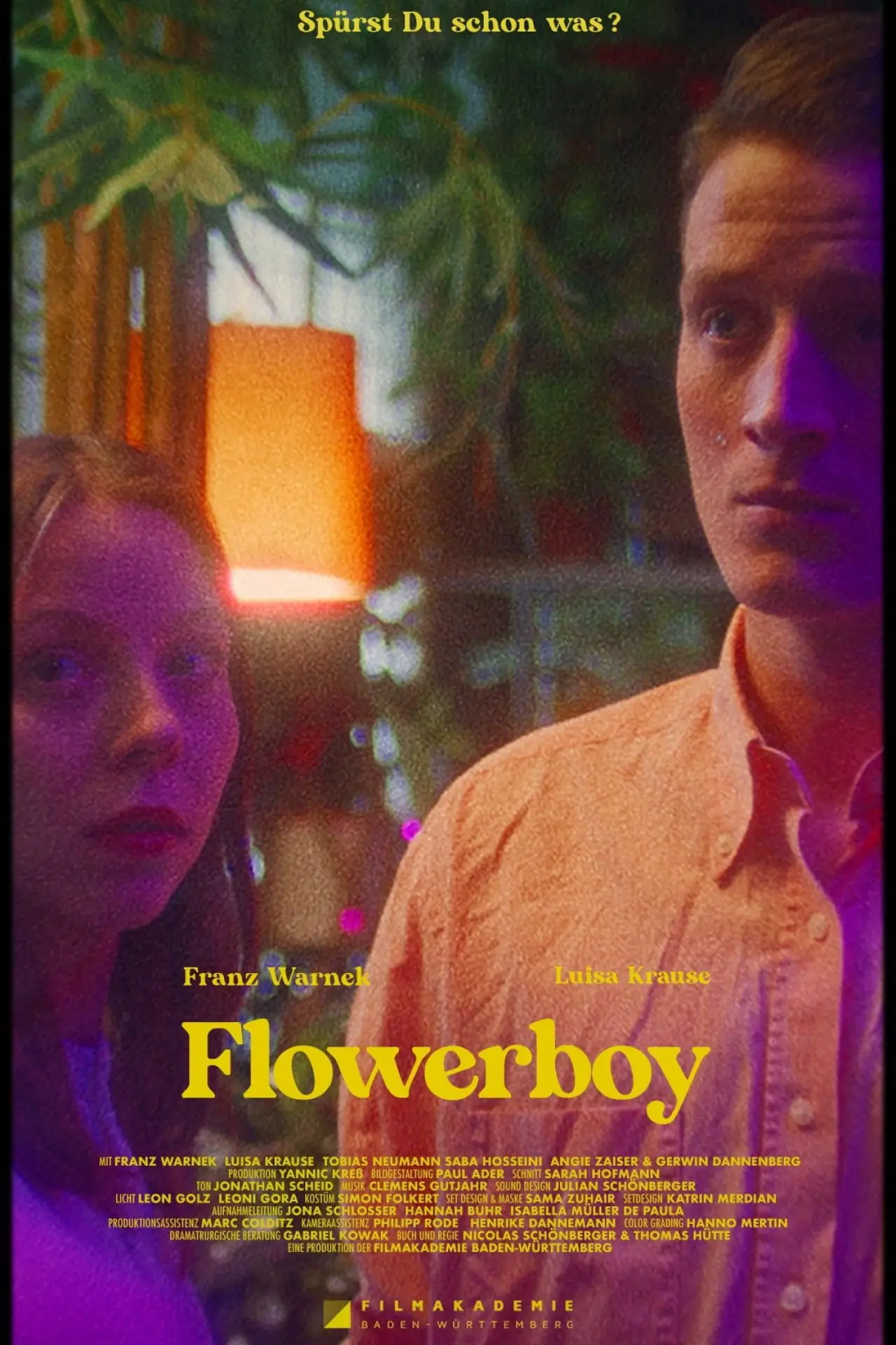 Plakat filmowy "Flowerboy"
