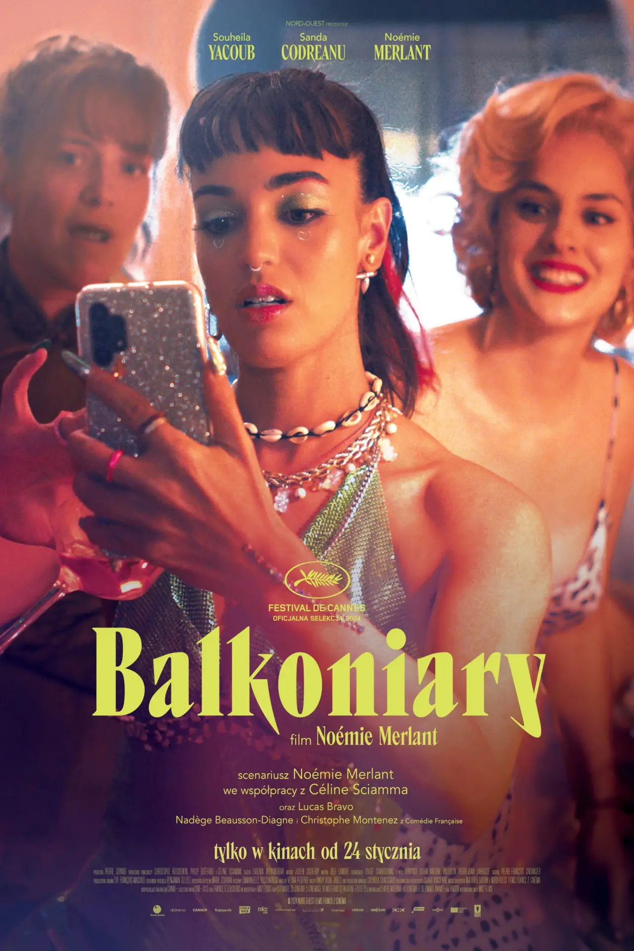 Plakat filmowy "Balkoniary"