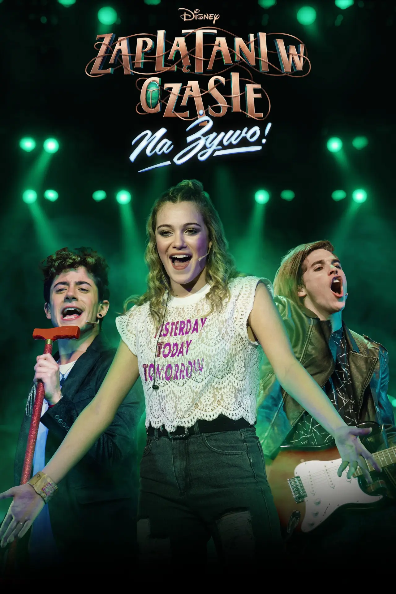 Plakat filmowy "Zaplątani w czasie - na żywo!"