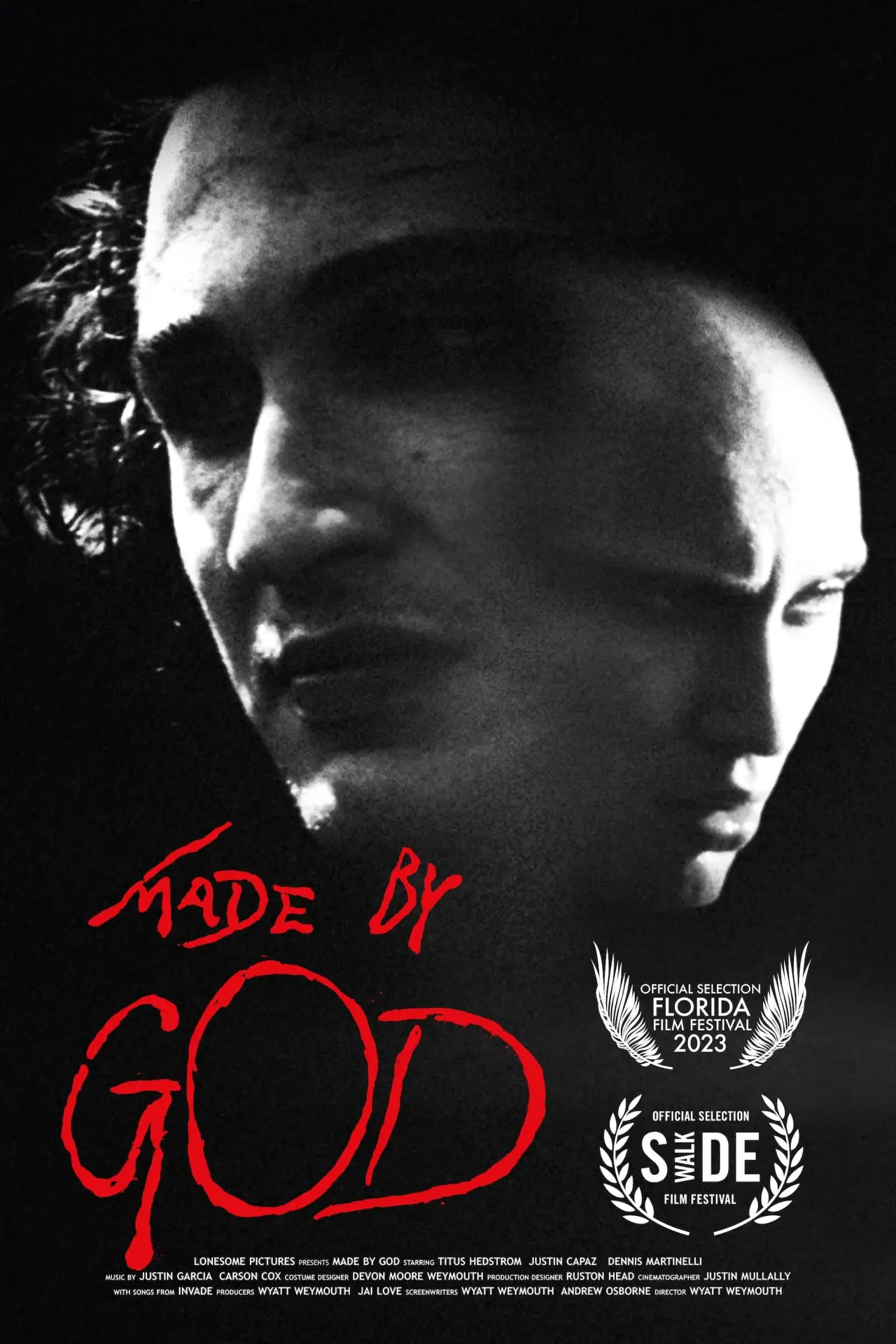 Plakat filmowy "Made by God"