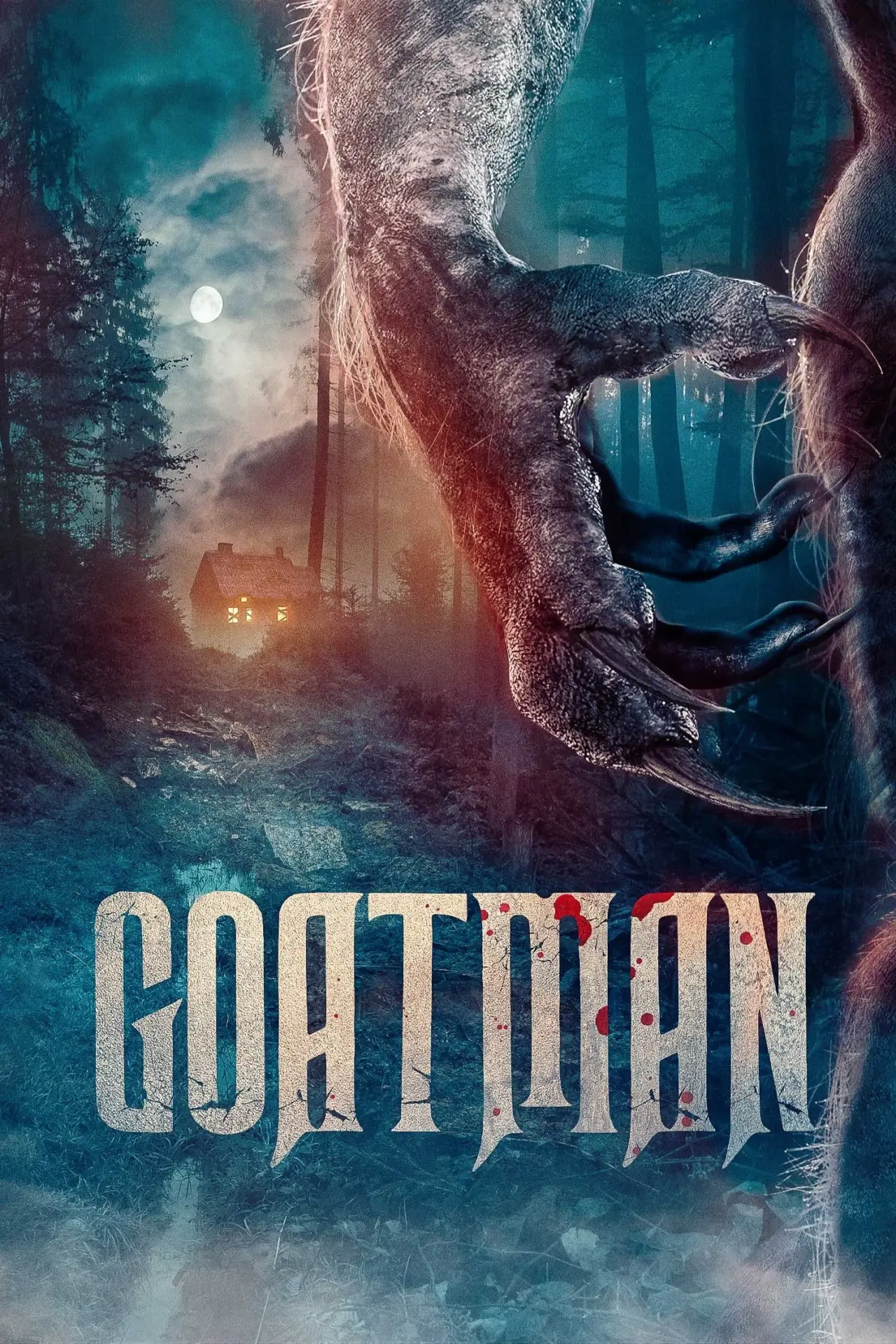 Plakat filmowy "Goatman"