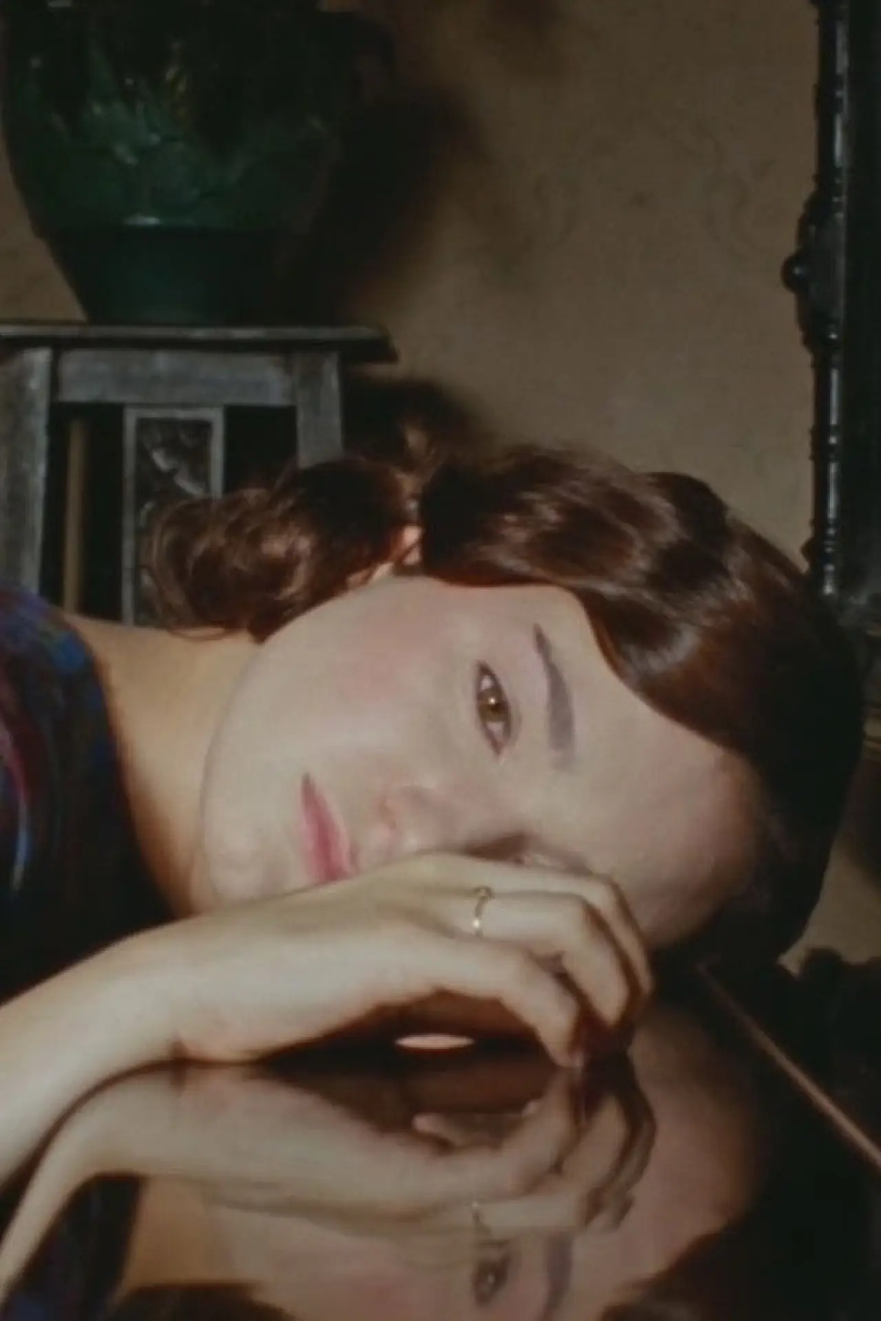 Plakat filmowy "A la lueur de la chandelle"