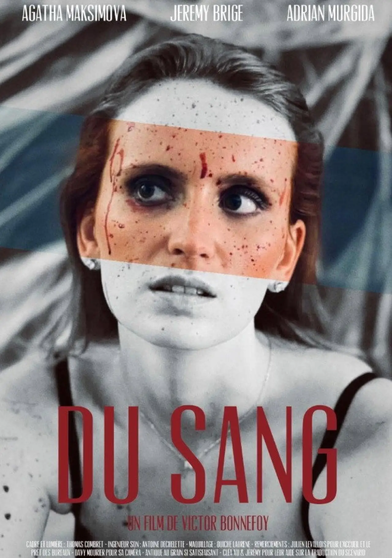 Plakat filmowy "Du sang"