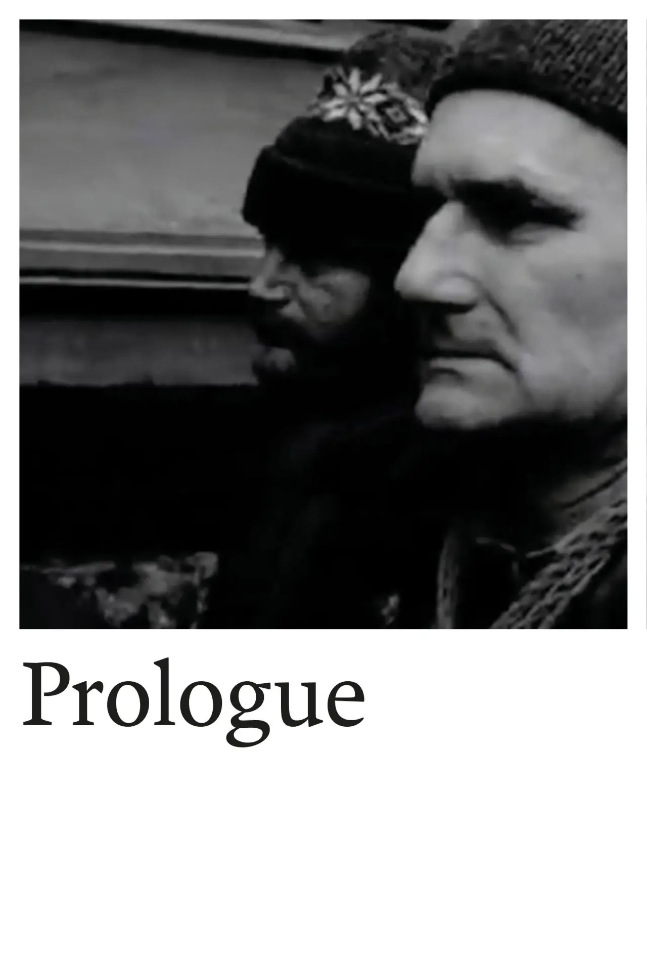 Plakat filmowy "Prologue"