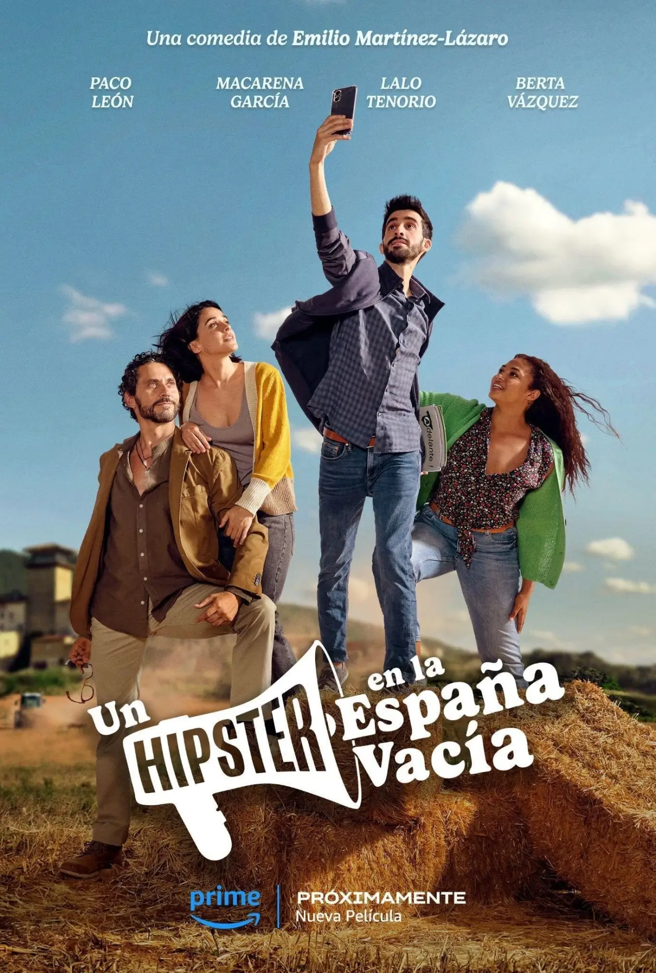 Plakat filmowy "Hipster na hiszpańskiej prowincji"