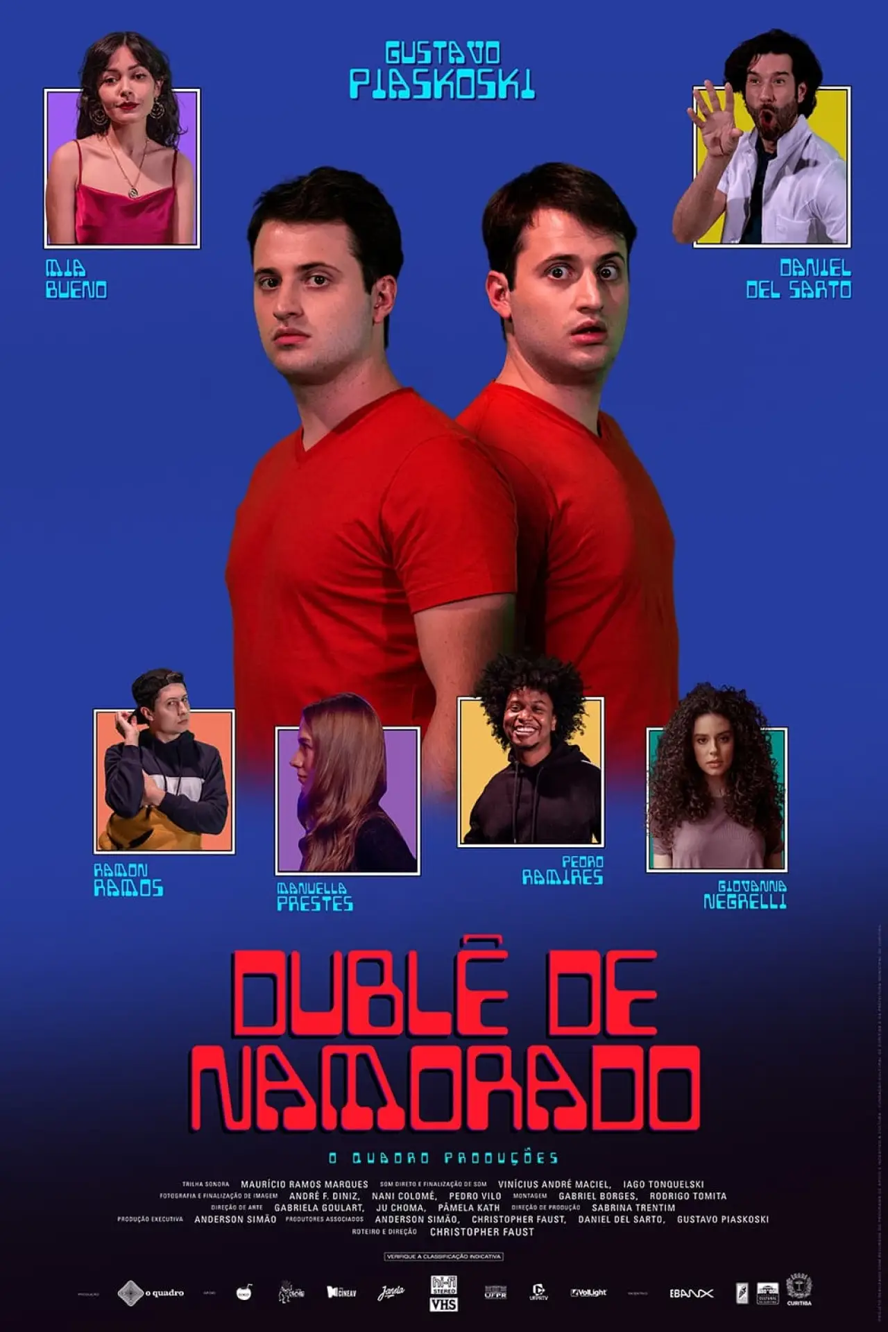Plakat filmowy "Dublê de Namorado"