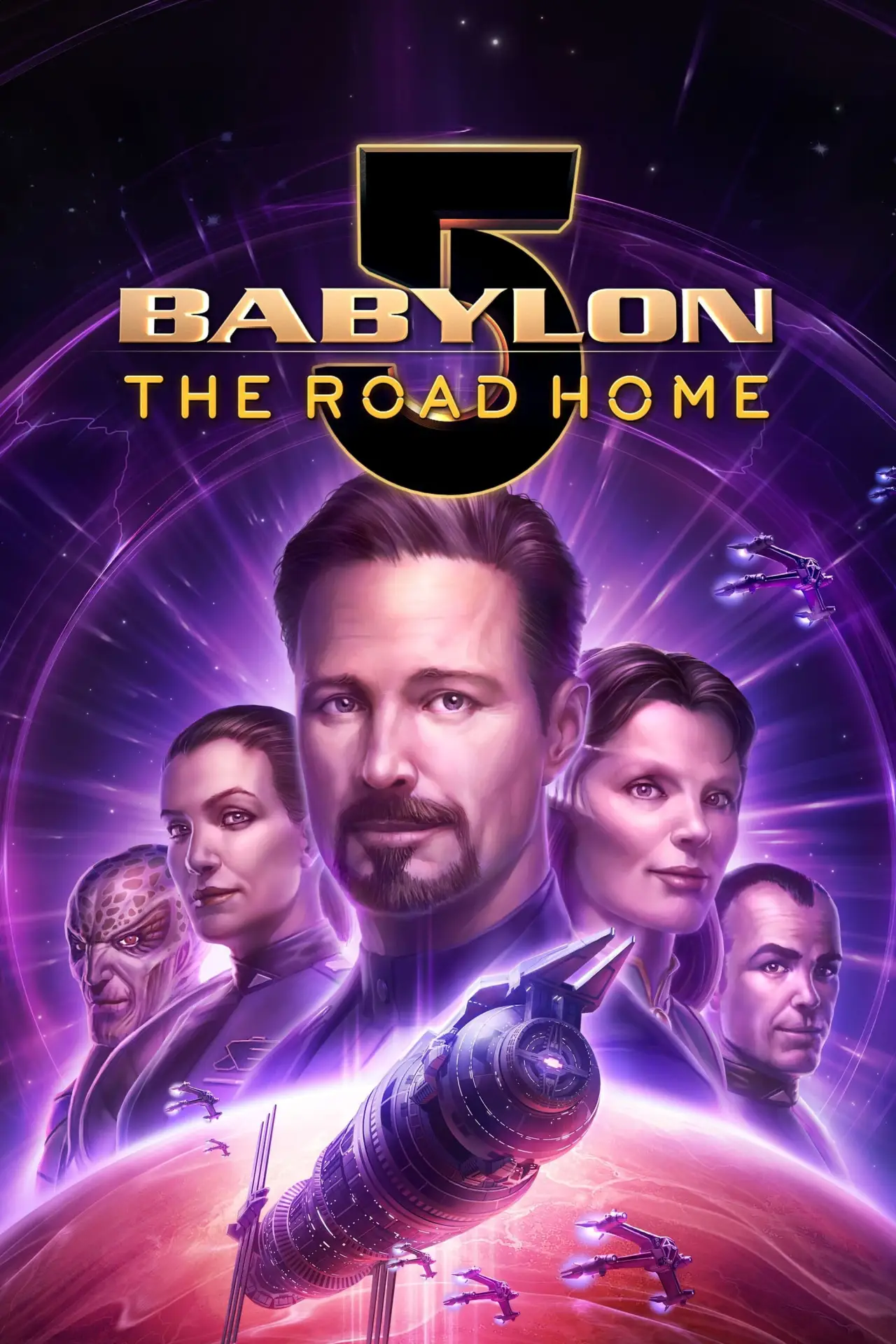 Plakat filmowy "Babylon 5: The Road Home"