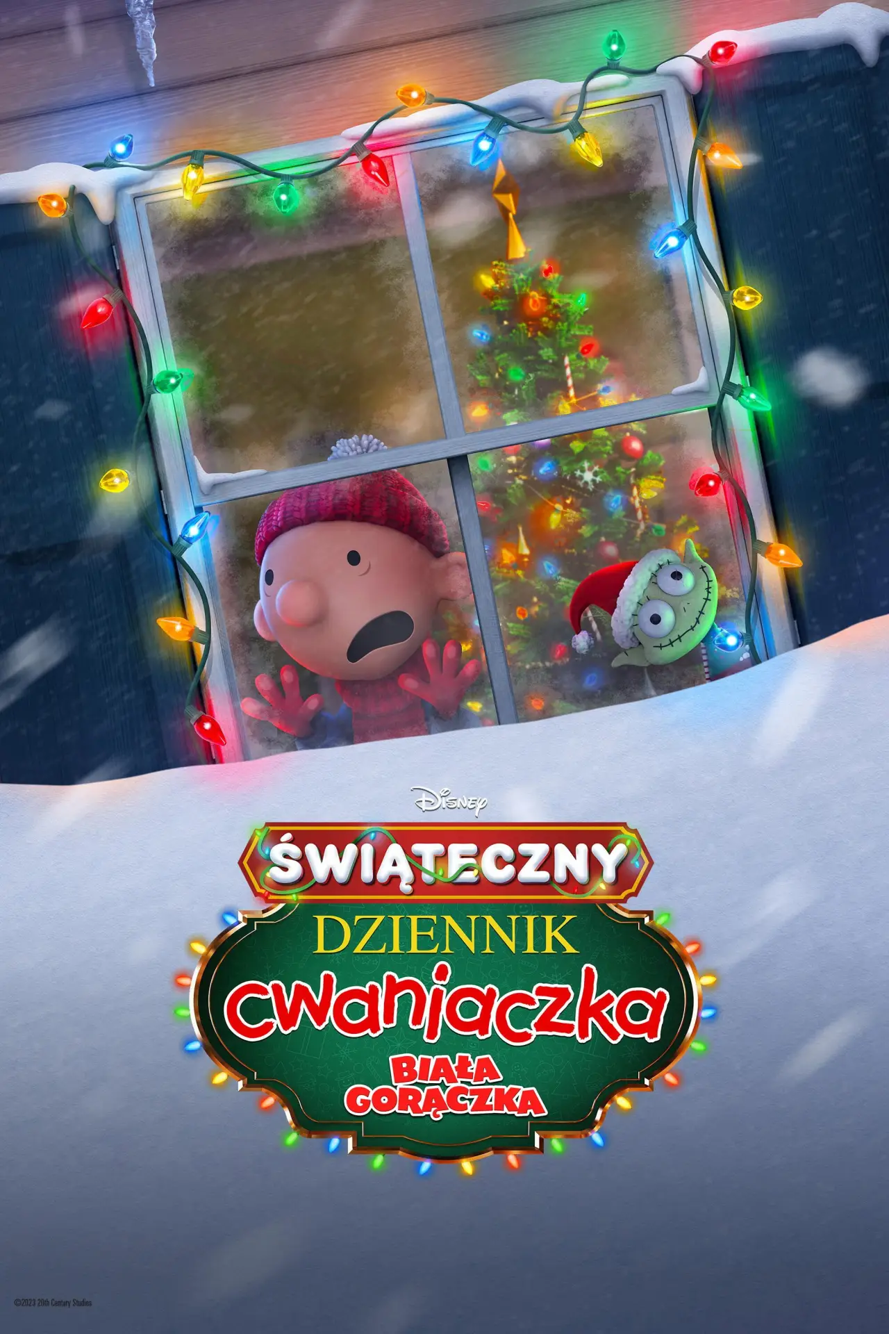 Plakat filmowy "Świąteczny dziennik cwaniaczka: Biała gorączka"