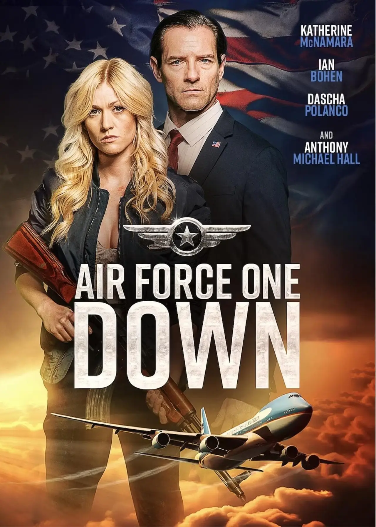 Plakat filmowy "Air Force One Down"