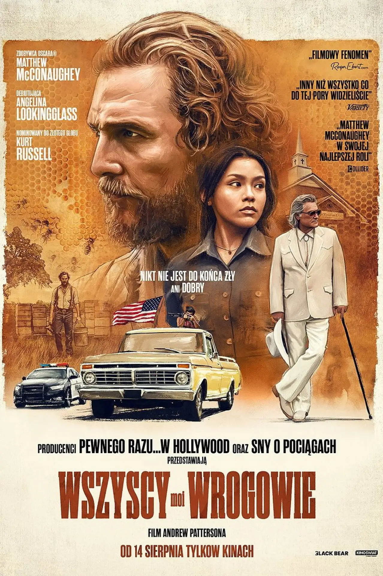 Plakat filmowy "Wszyscy moi wrogowie"