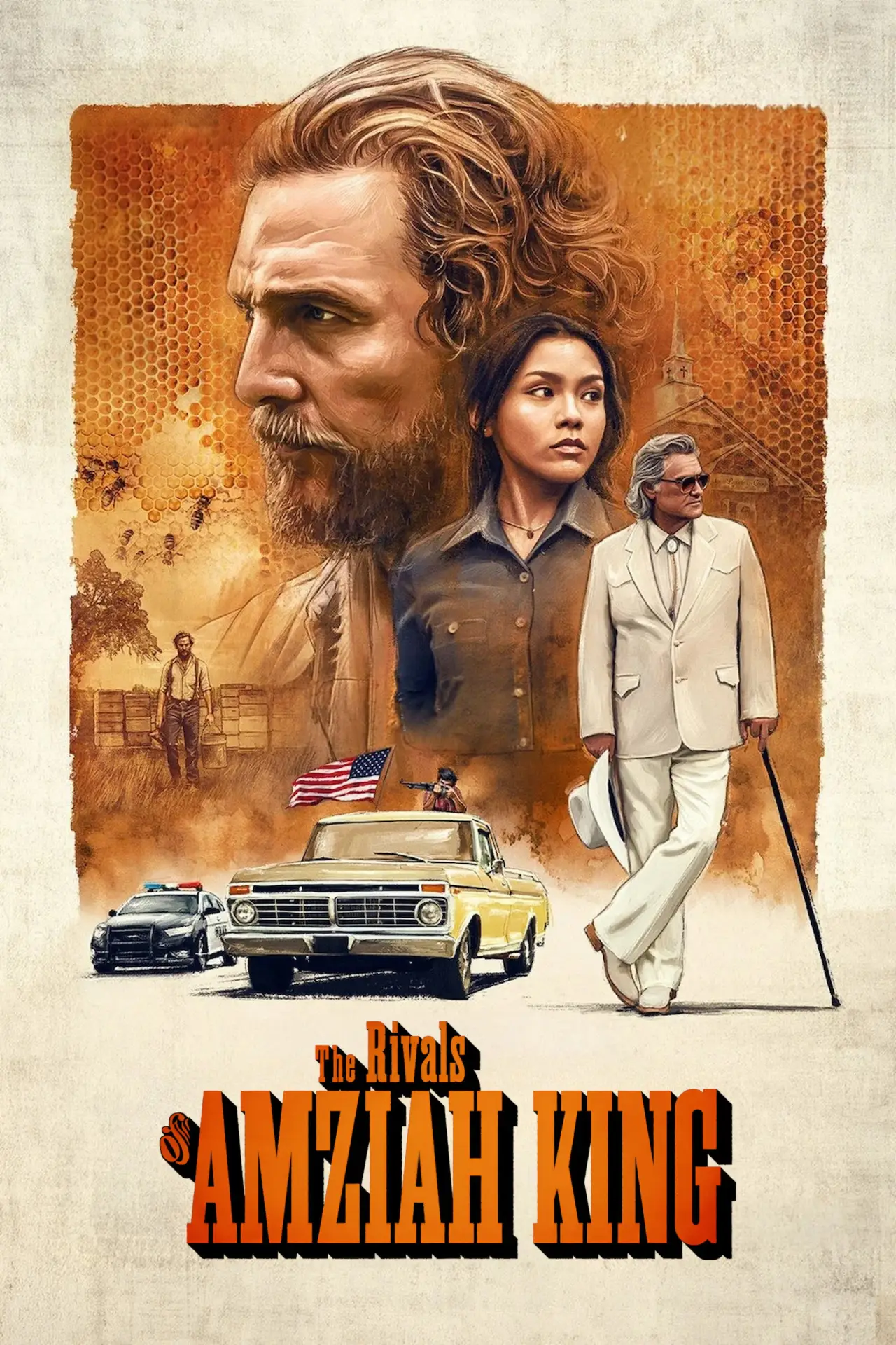 Plakat filmowy "The Rivals of Amziah King"