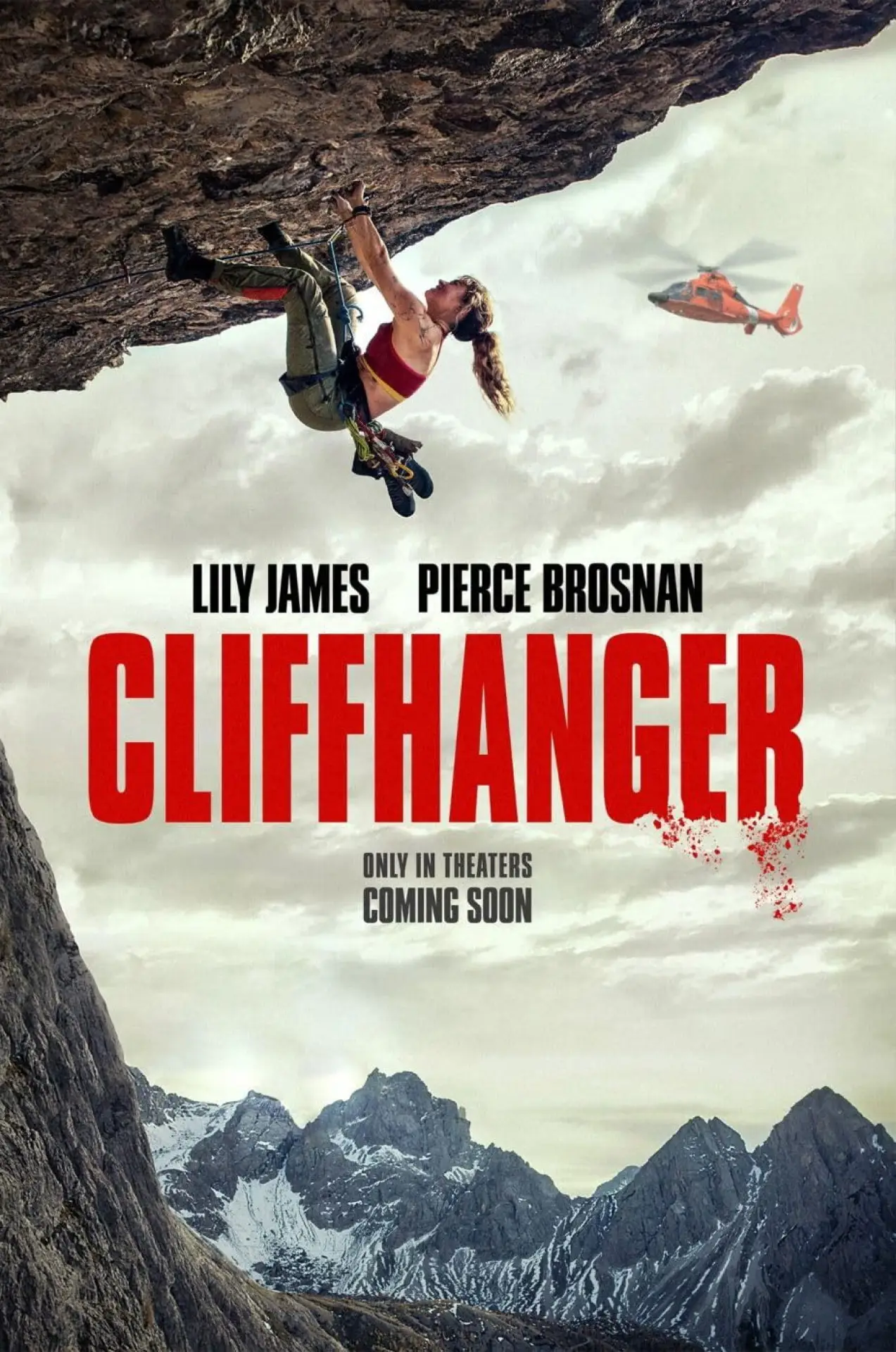 Plakat filmowy "Cliffhanger"