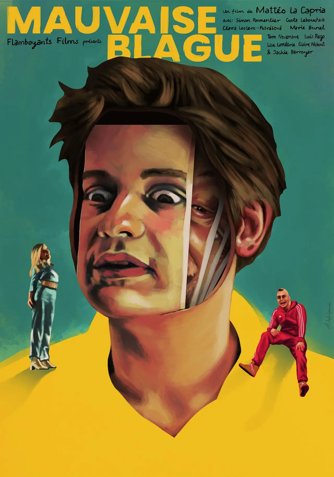 Plakat filmowy "Mauvaise Blague"