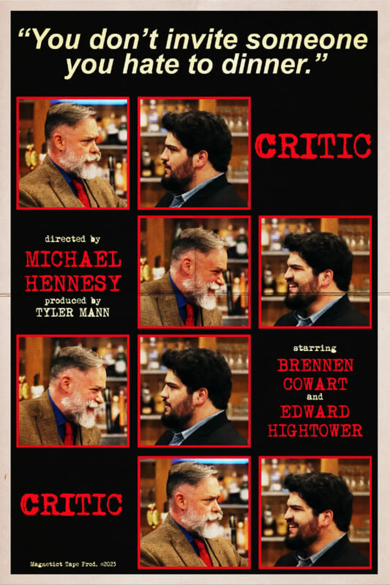 Plakat filmowy "Critic"