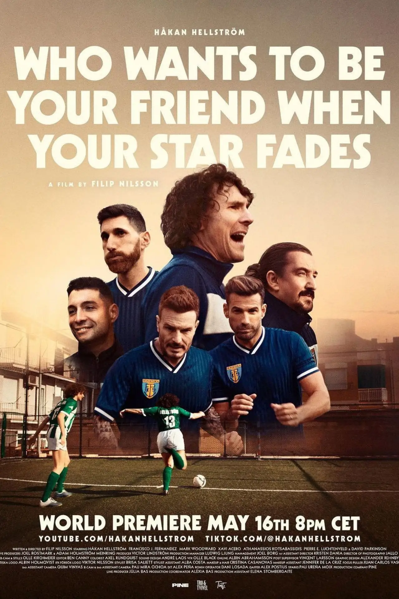 Plakat filmowy "Vem vill vara din vän när du tappat glansen"