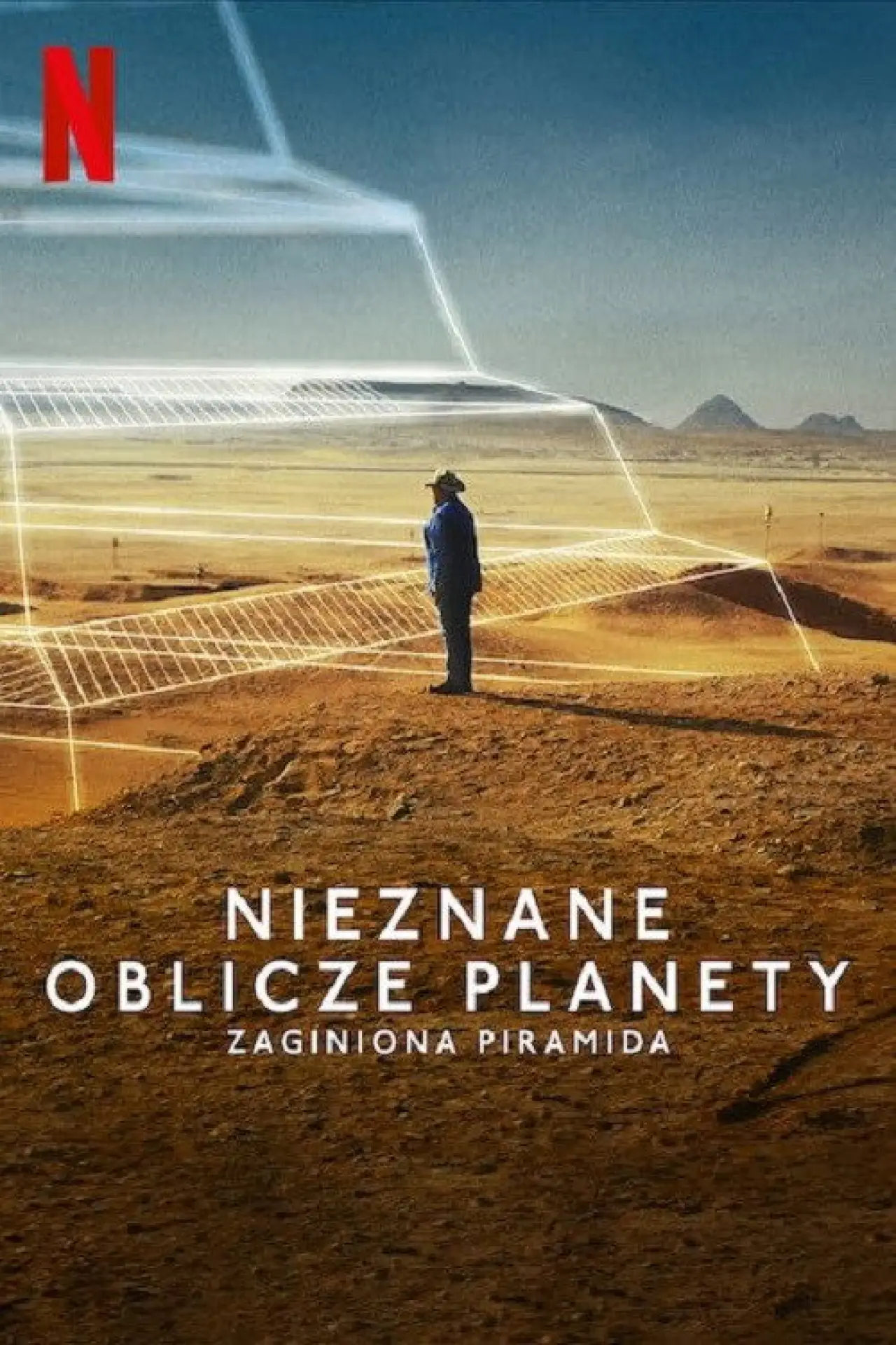 Plakat filmowy "Nieznane oblicze planety: Zaginiona piramida"