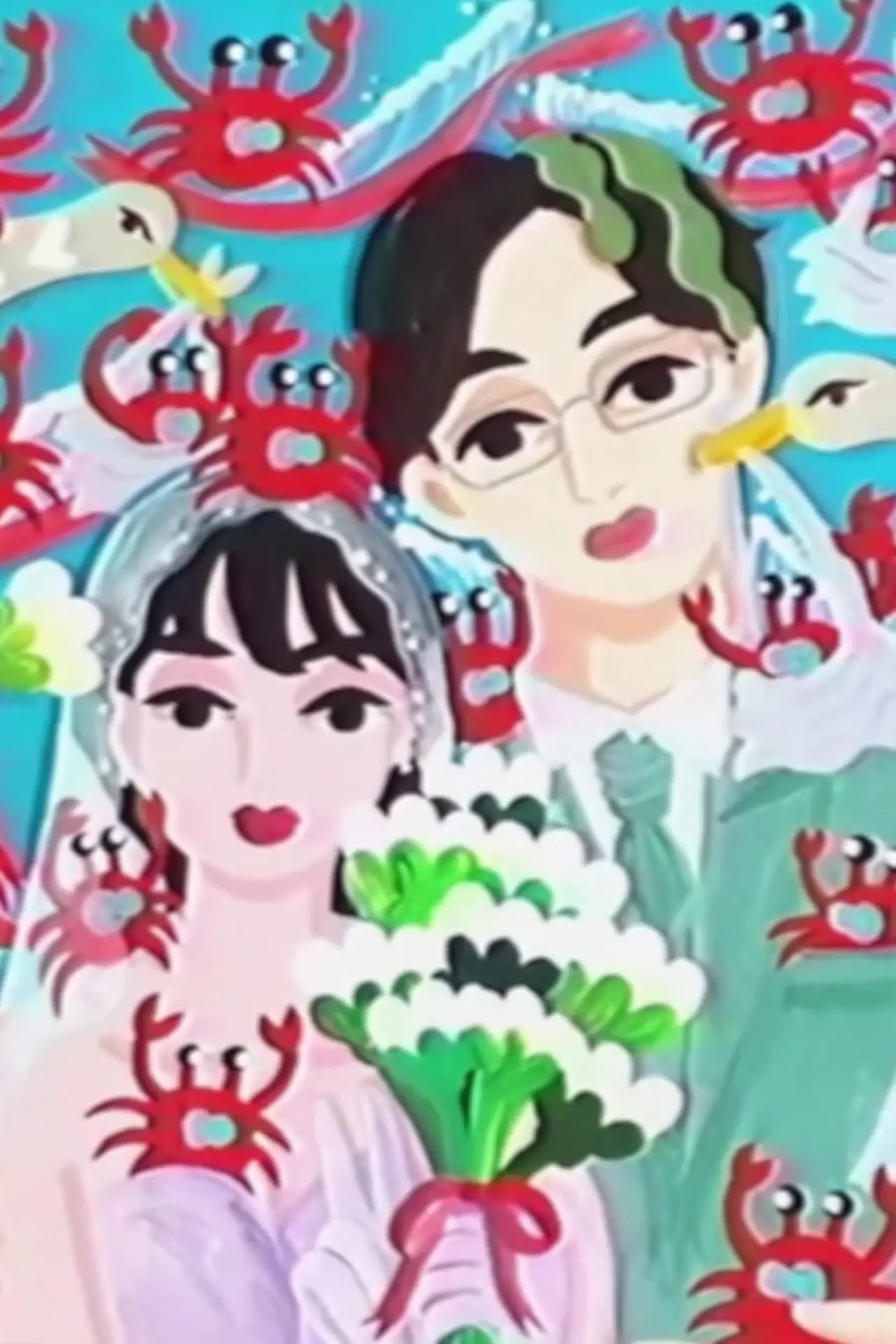 Plakat filmowy "蟹から生まれたピスコの恋"