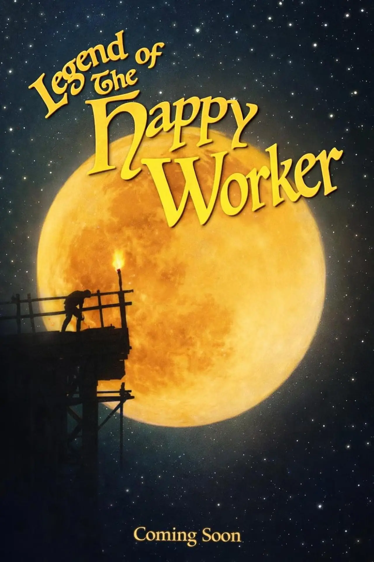 Plakat filmowy "The Legend of the Happy Worker"