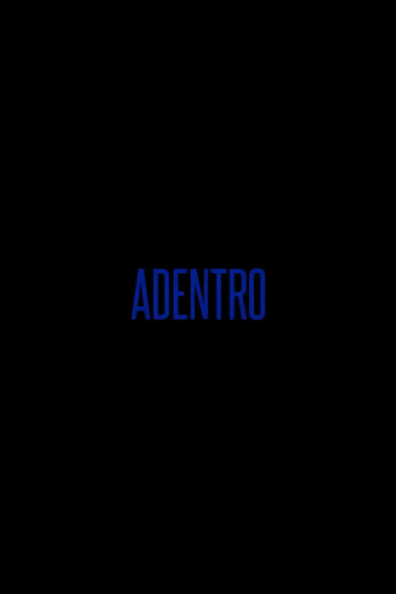 Plakat filmowy "Adentro"