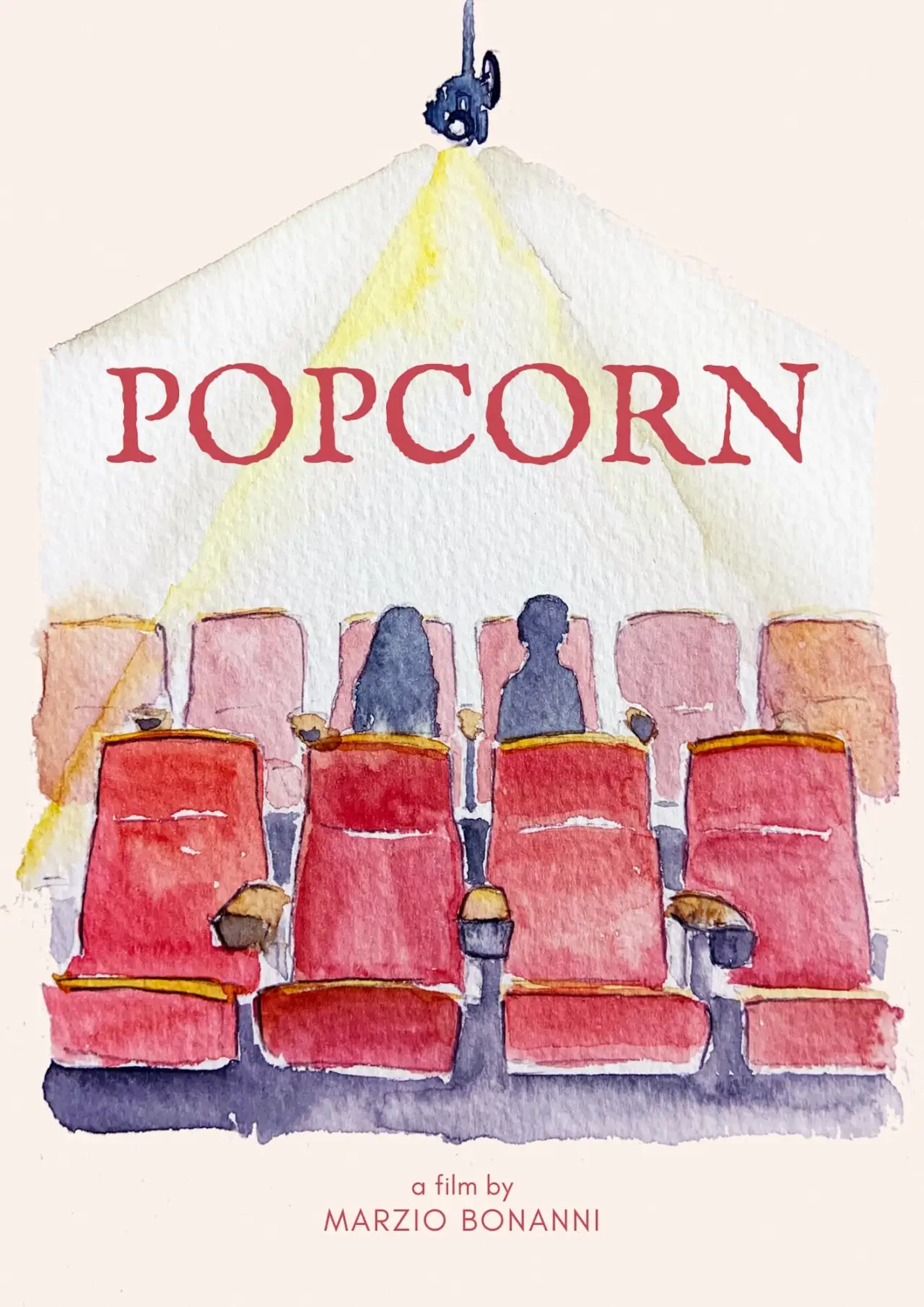 Plakat filmowy "Popcorn"