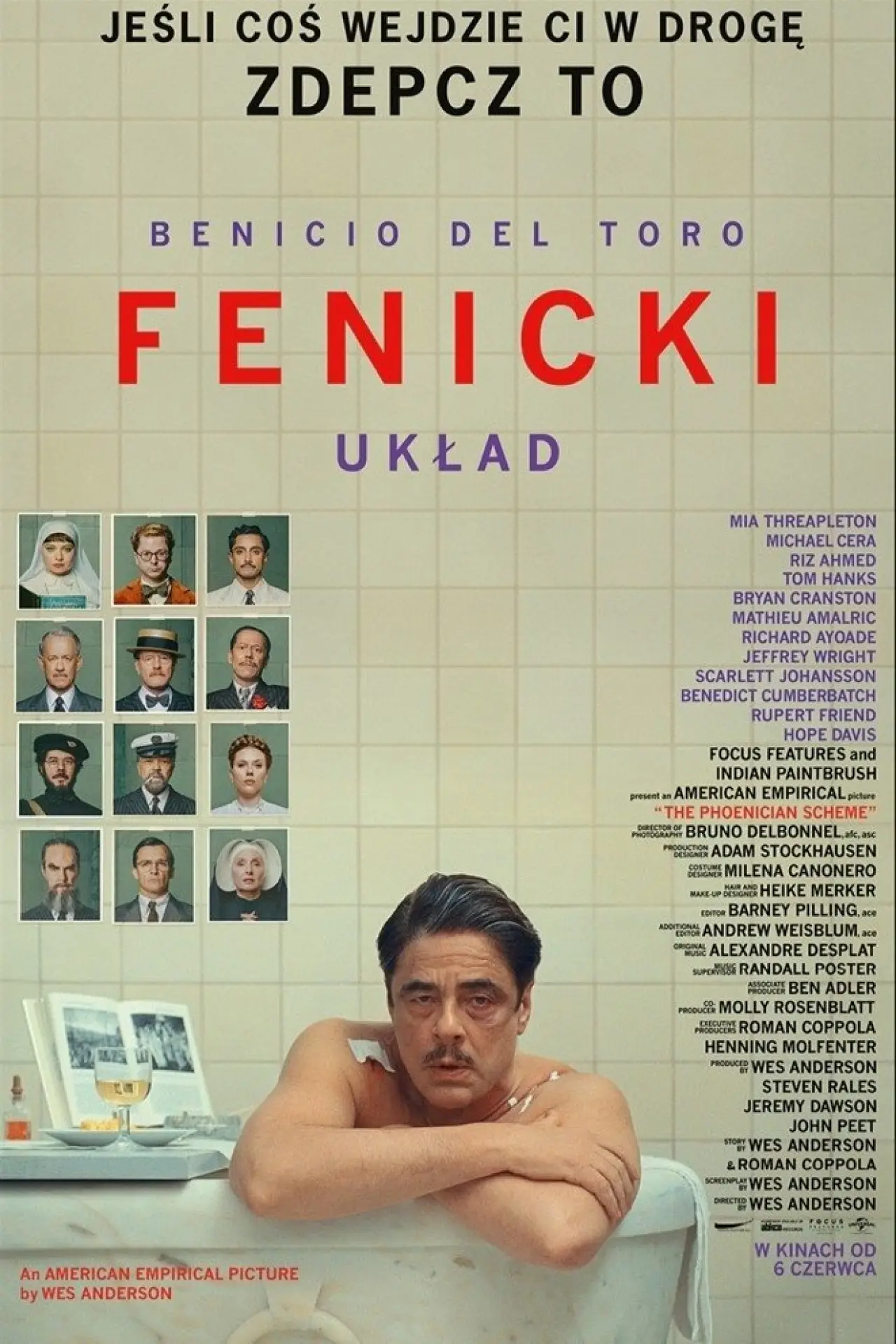 Plakat filmowy "Fenicki układ"