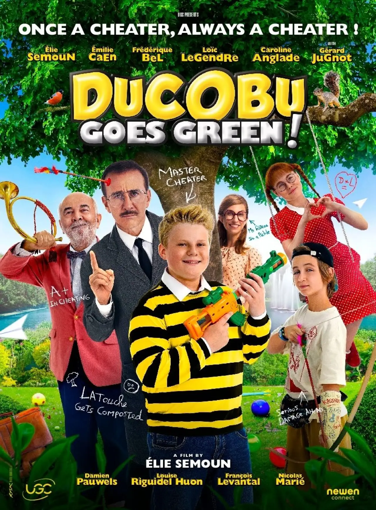 Plakat filmowy "Ducobu passe au vert"