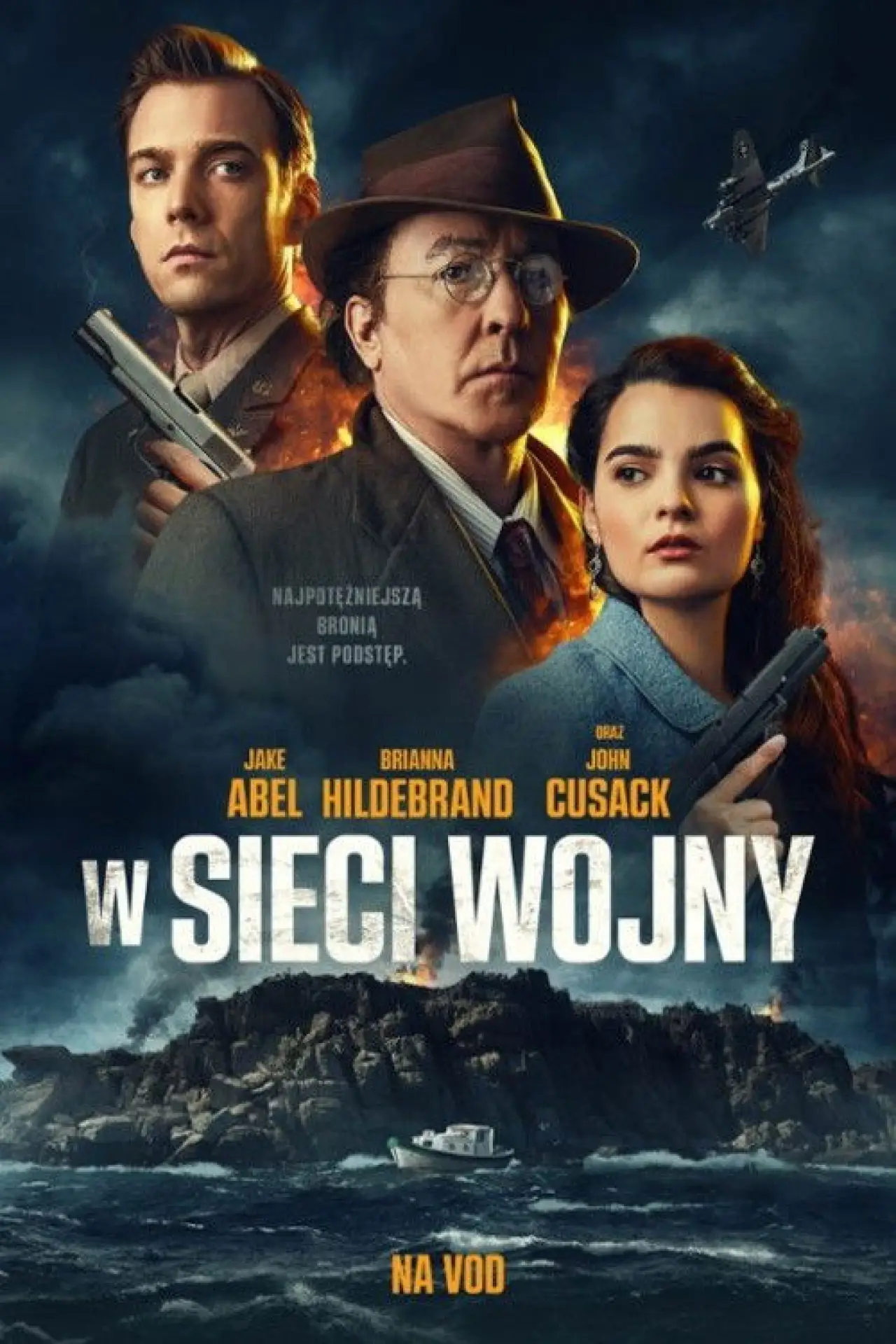 Plakat filmowy "W sieci wojny"