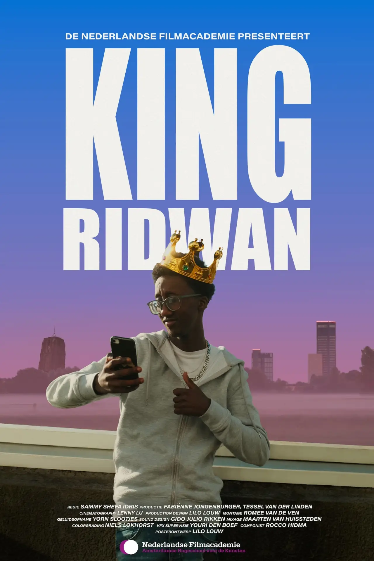 Plakat filmowy "King Ridwan"