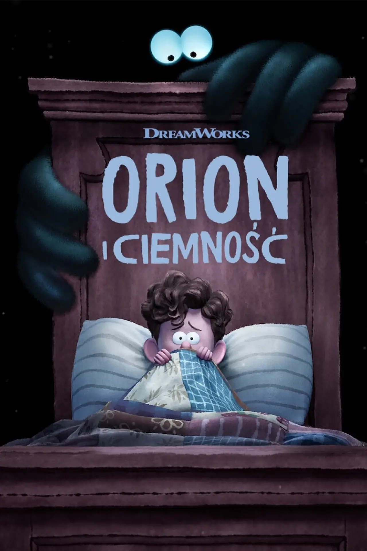 Plakat filmowy "Orion i Ciemność"