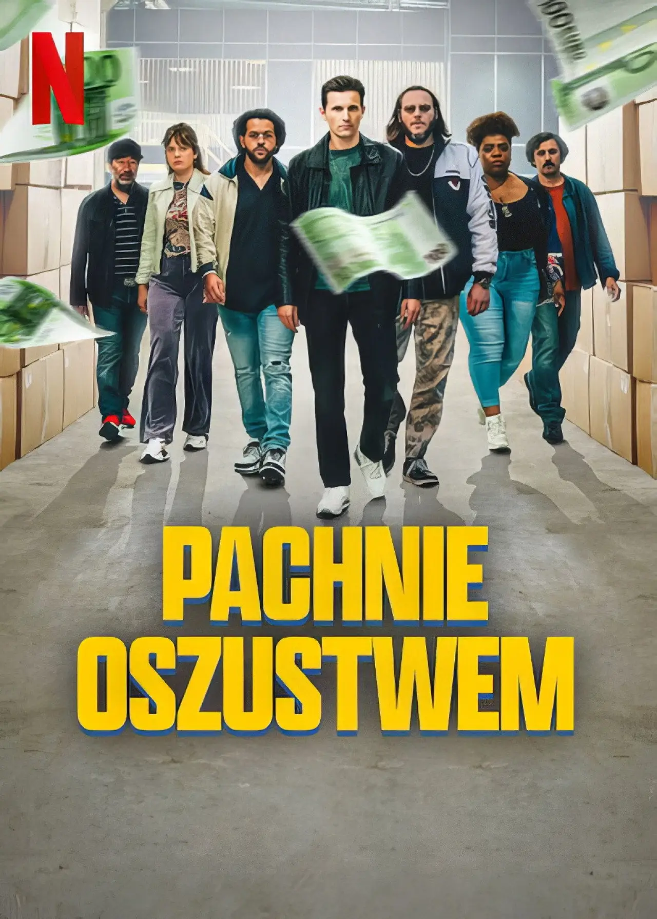 Plakat filmowy "Pachnie oszustwem"