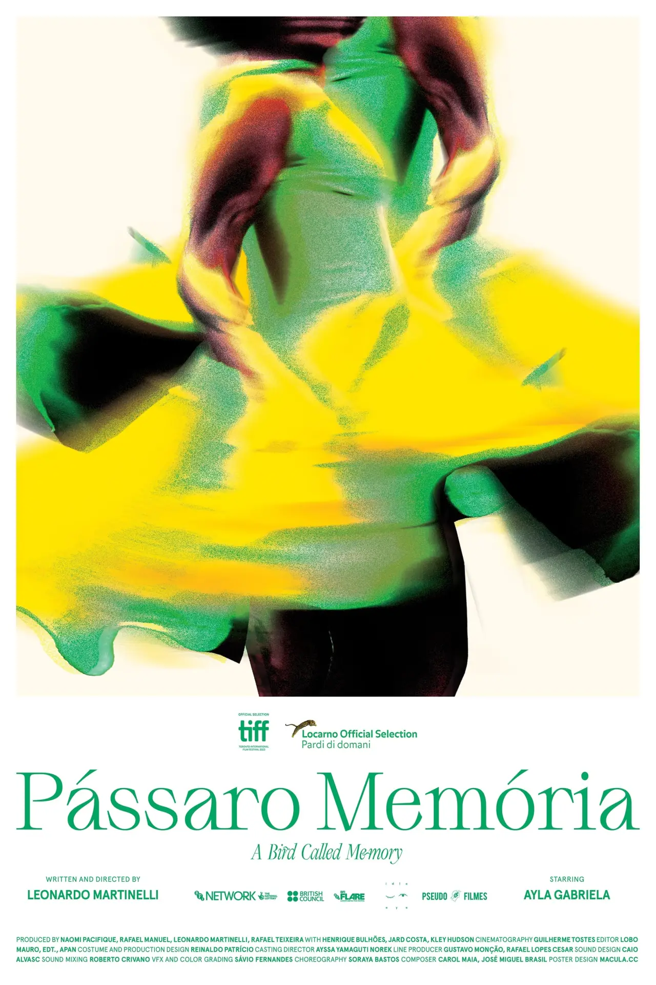 Plakat filmowy "Pássaro Memória"