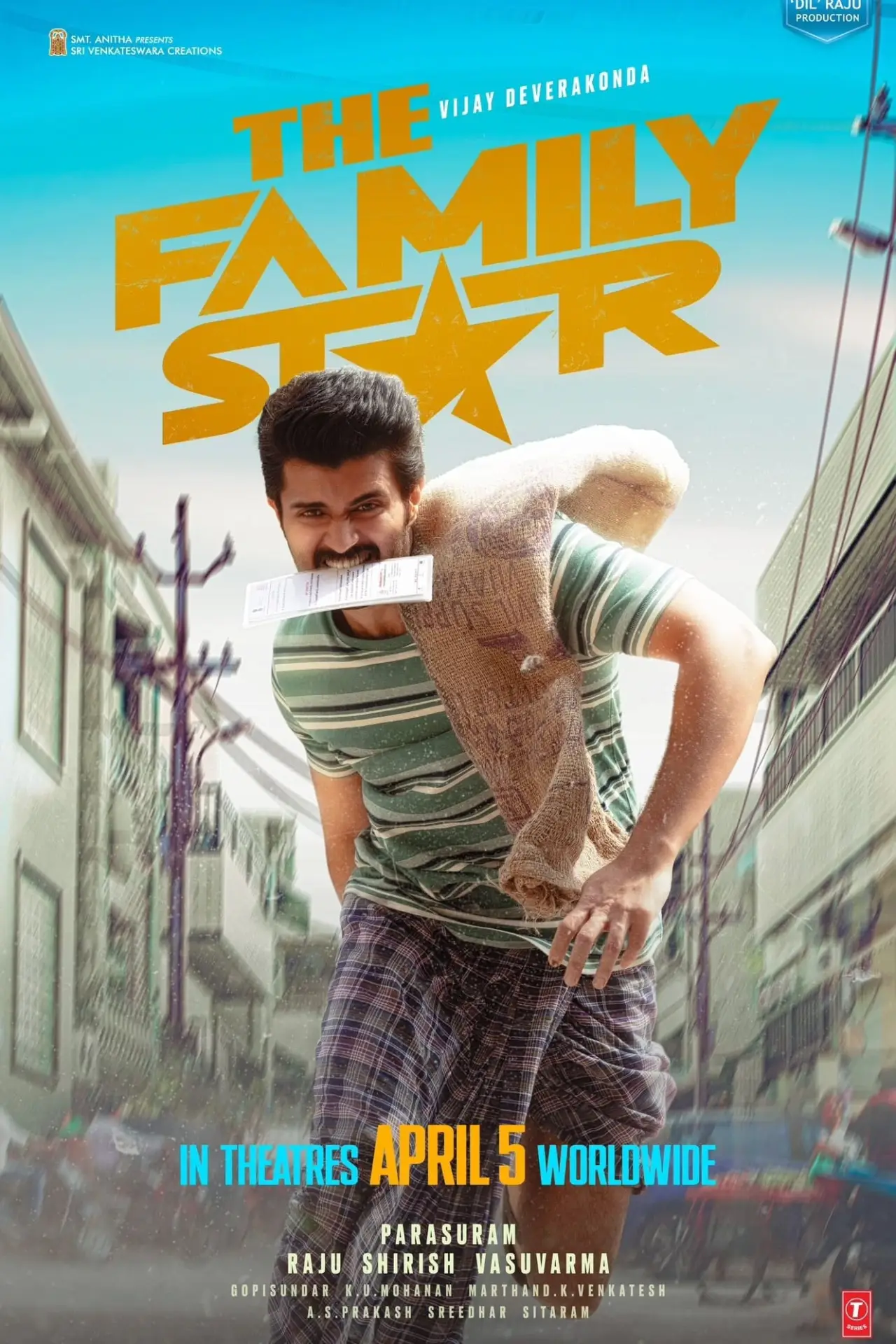 Plakat filmowy "ద ఫ్యామిలీ స్తార్"