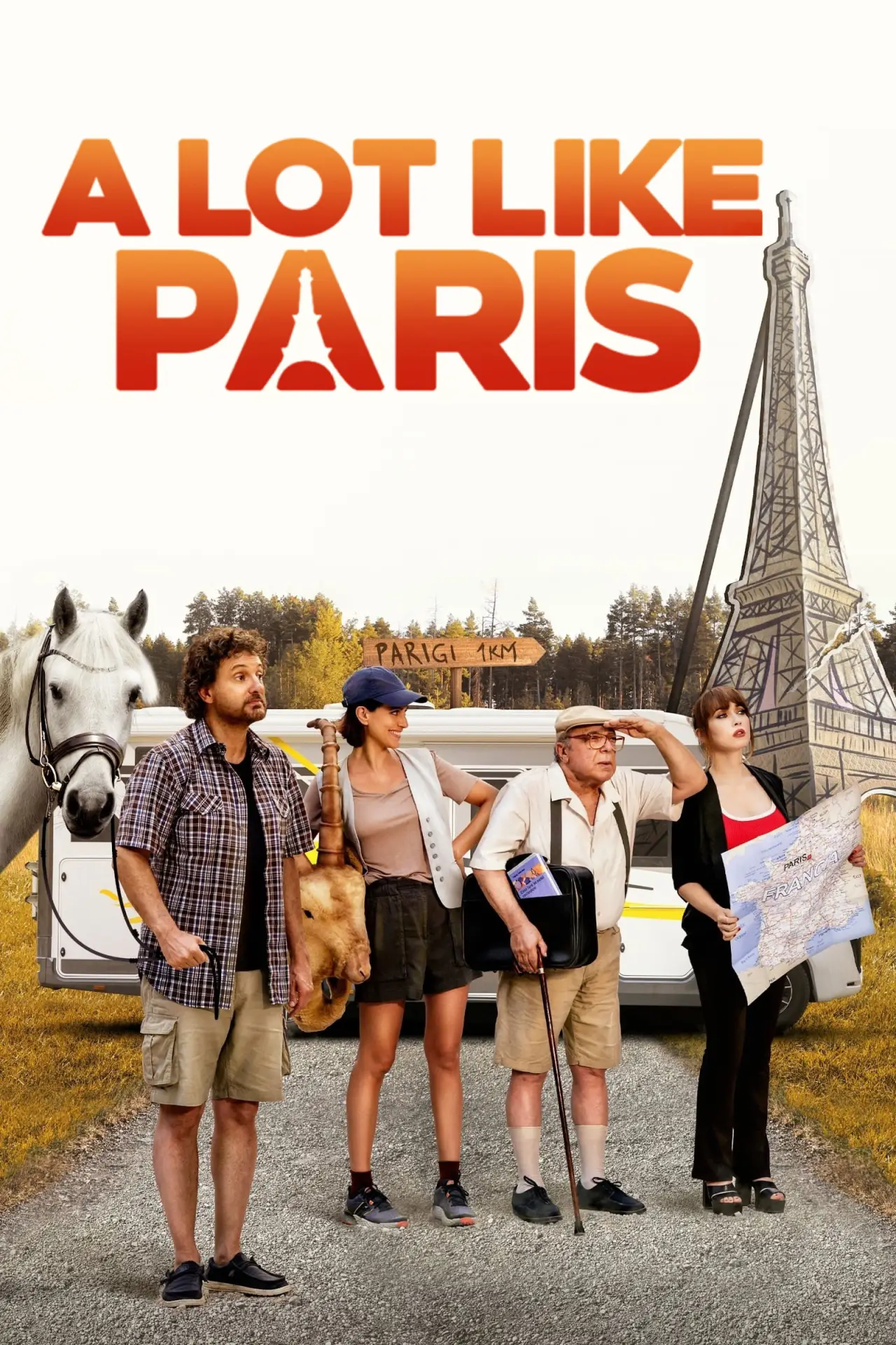 Plakat filmowy "Pare parecchio Parigi"