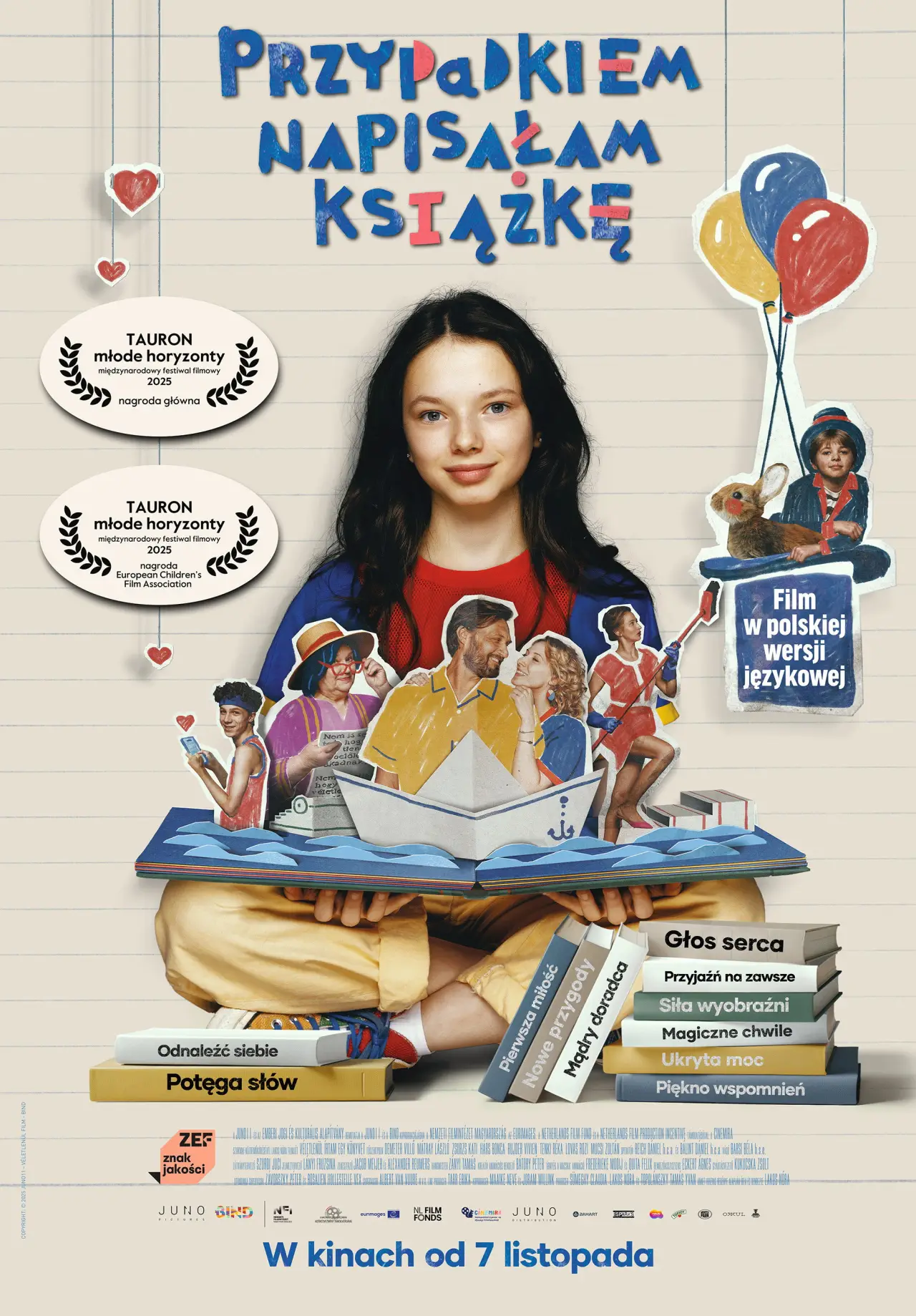 Plakat filmowy "Przypadkiem napisałam książkę"
