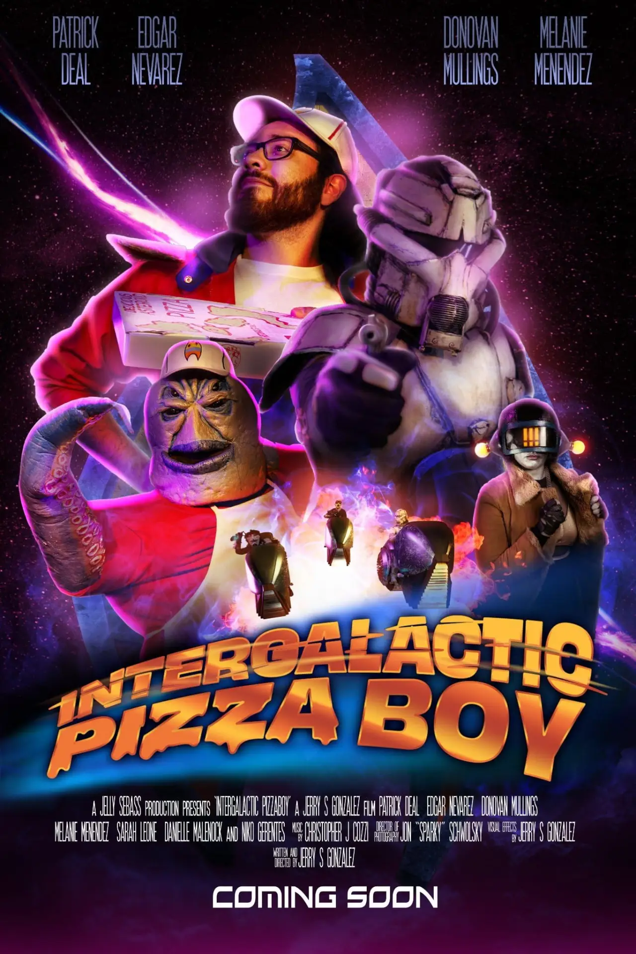 Plakat filmowy "Intergalactic PizzaBoy"