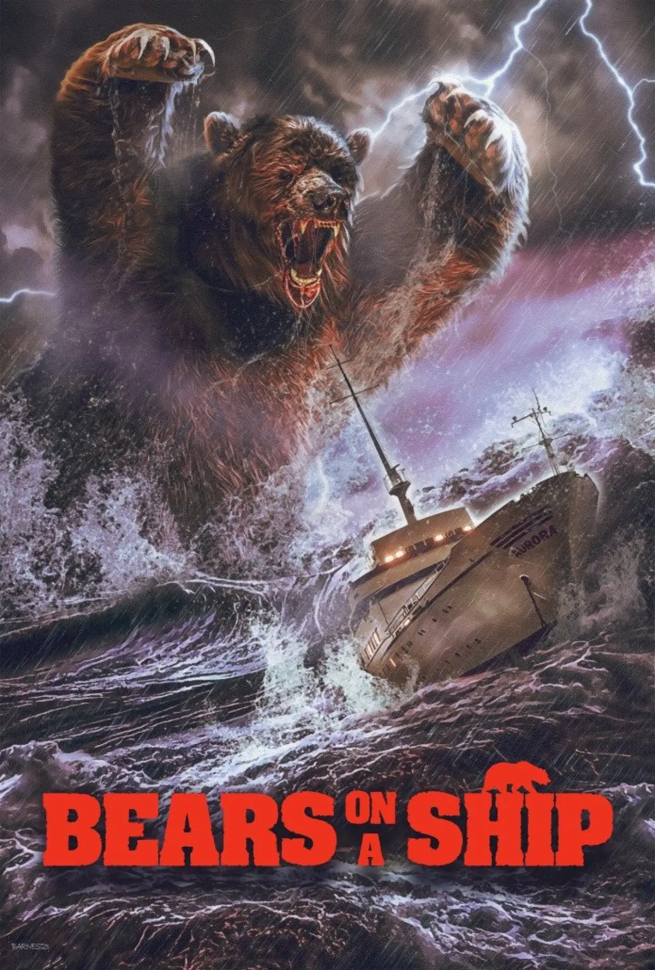 Plakat filmowy "Bears on a Ship"