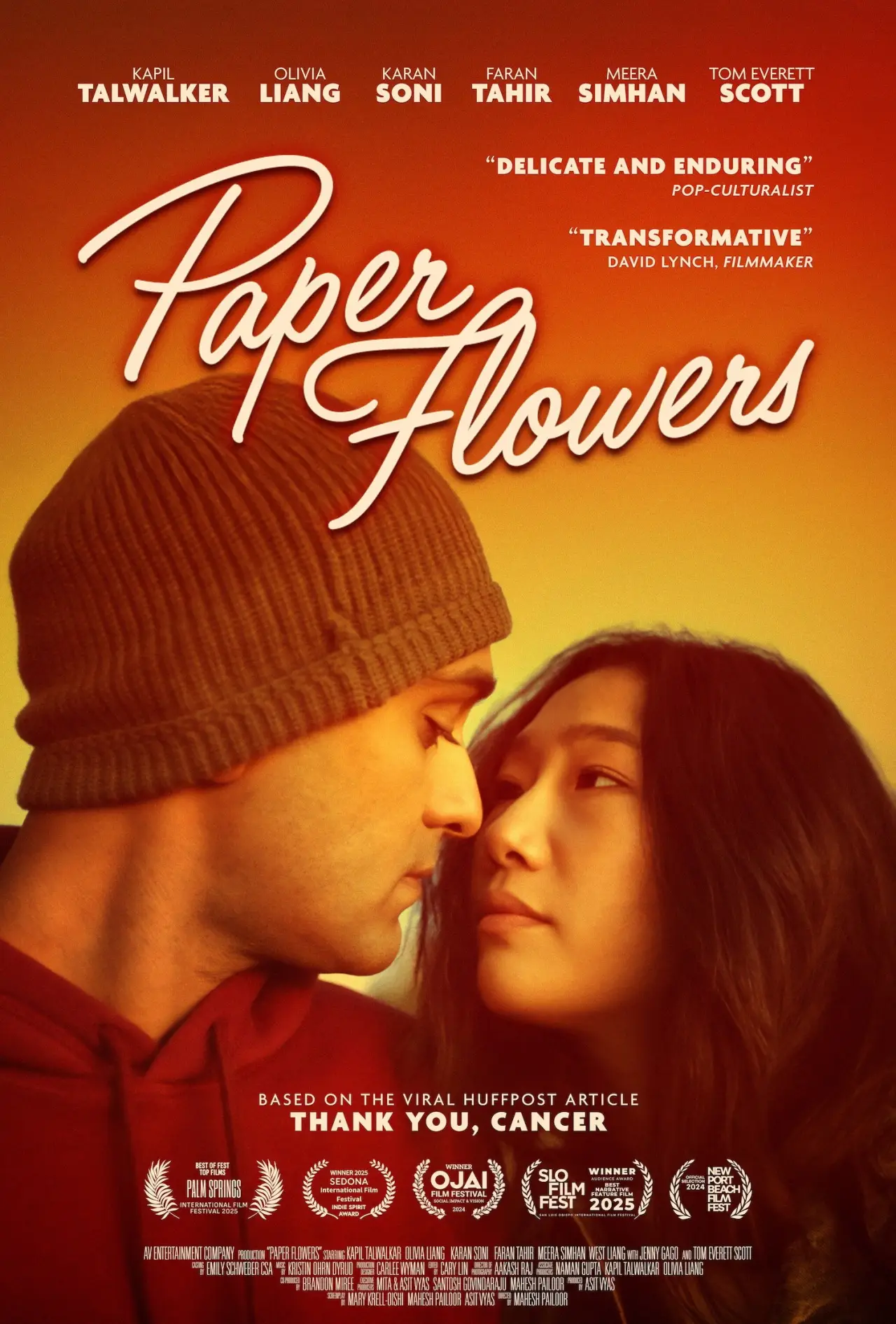 Plakat filmowy "Paper Flowers"