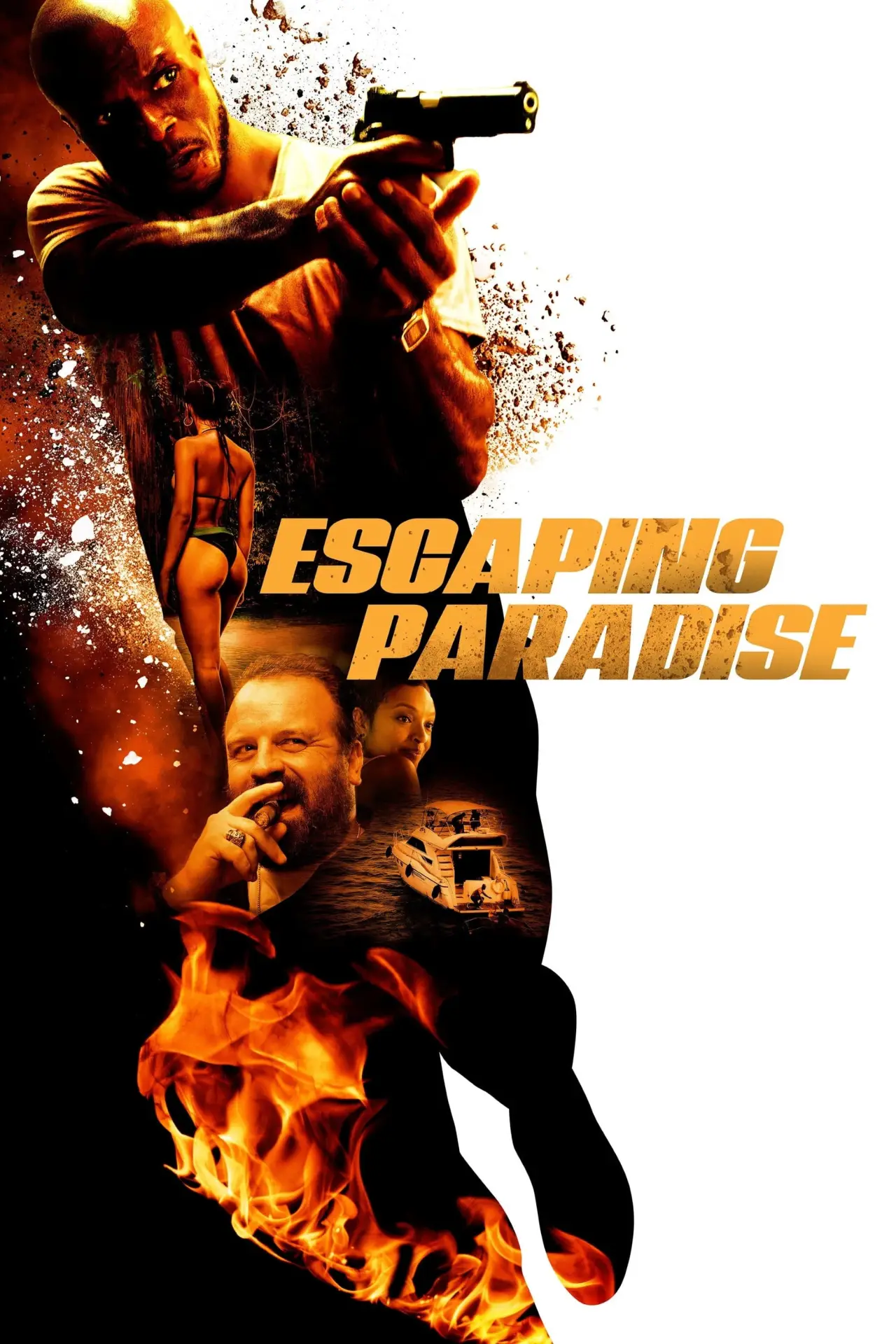 Plakat filmowy "Ucieczka z raju"
