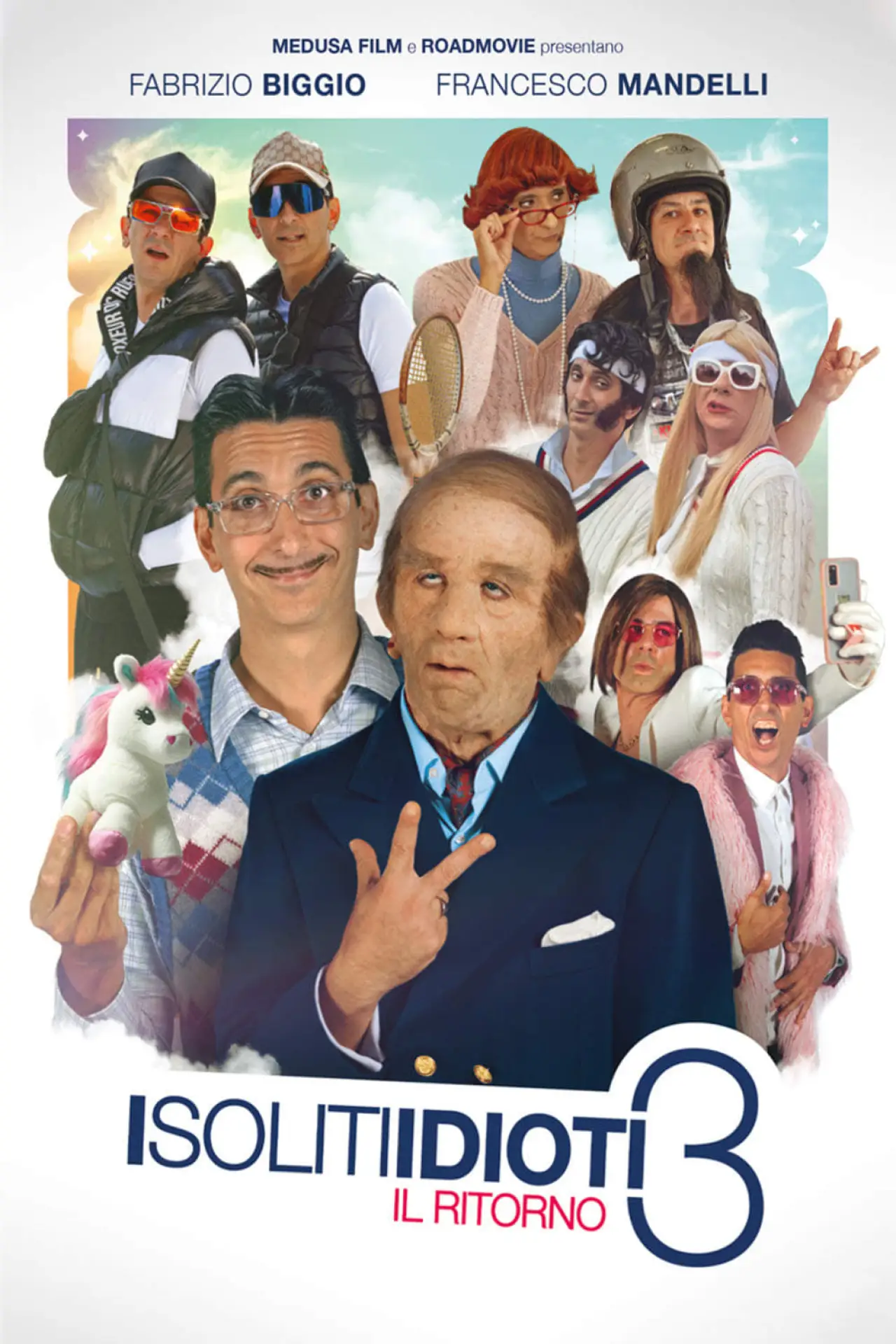 Plakat filmowy "I soliti idioti 3 - Il ritorno"