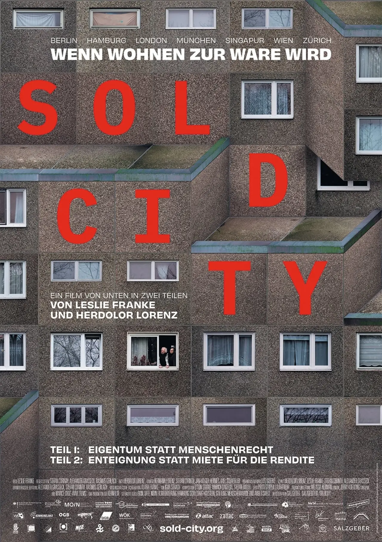 Plakat filmowy "Sold City - Teil 1: „Eigentum statt Menschenrecht“"