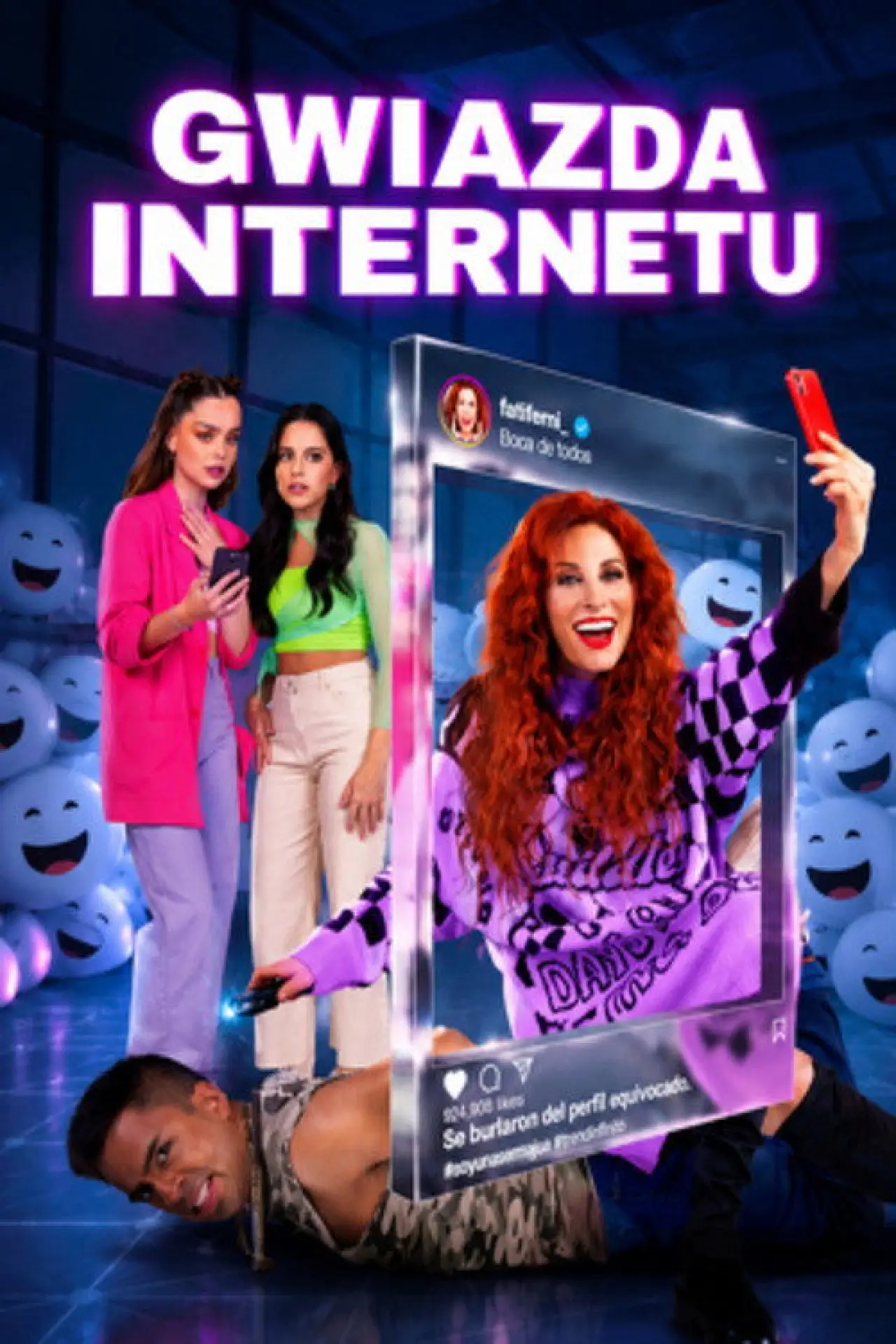 Plakat filmowy "Gwiazda internetu"