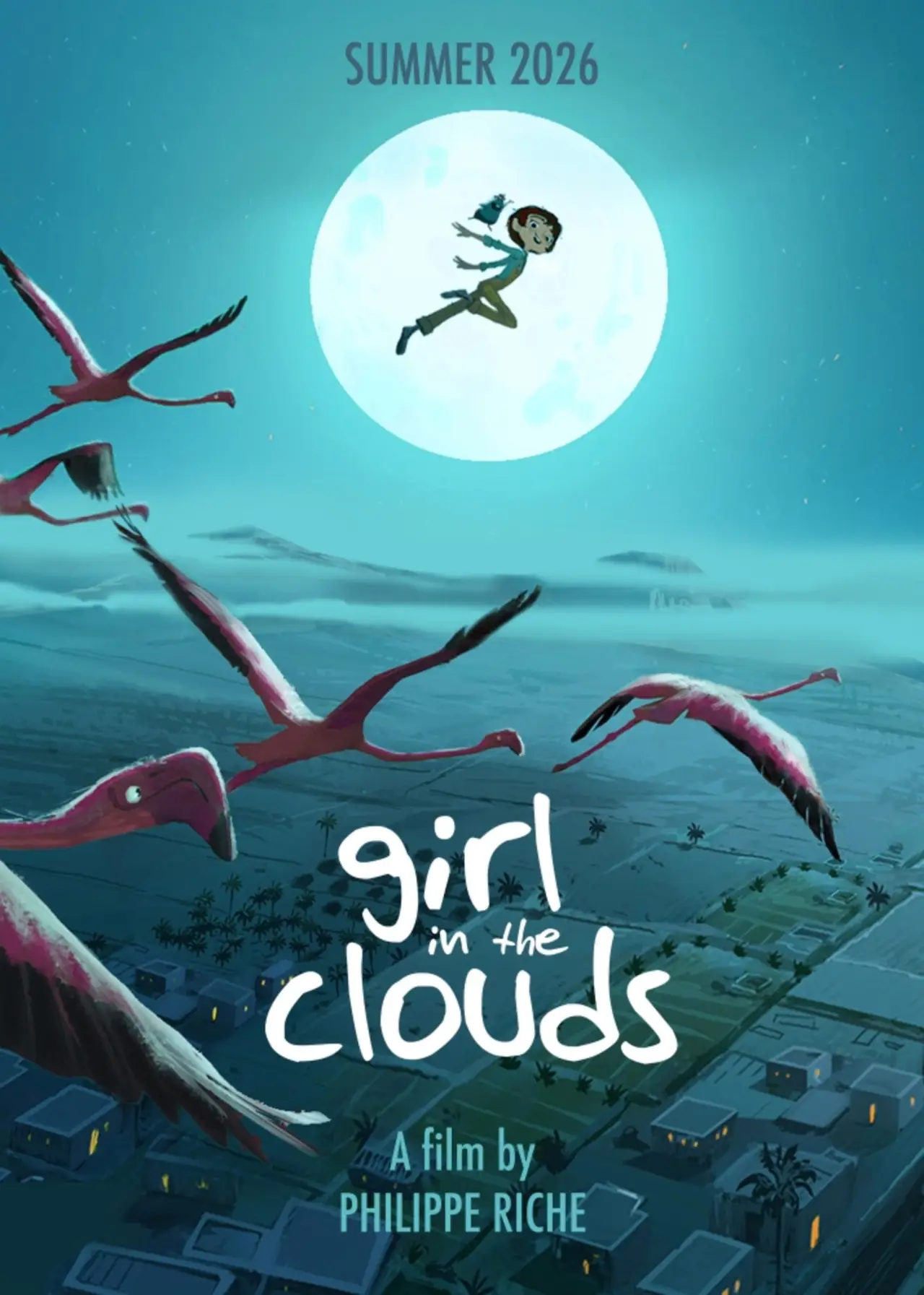 Plakat filmowy "La Fille dans les nuages"
