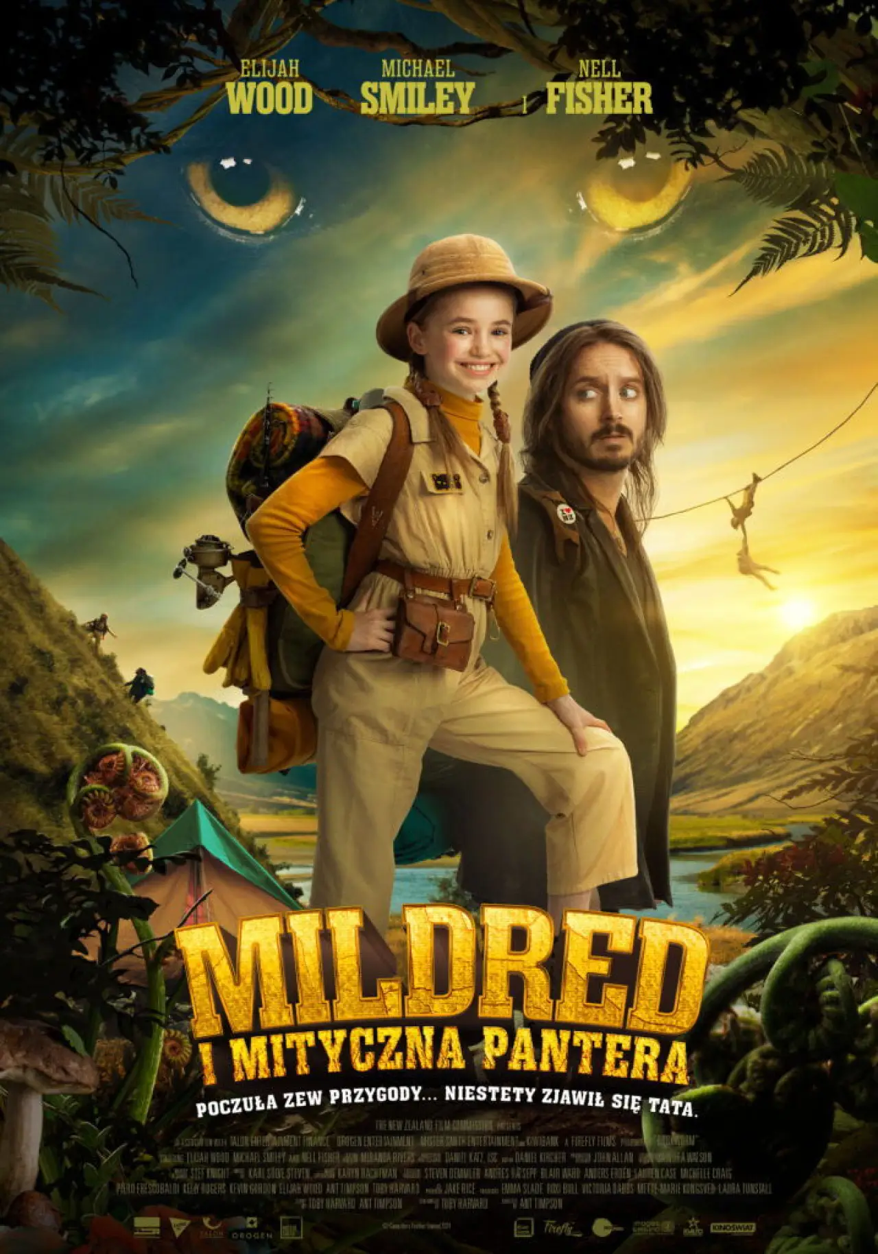 Plakat filmowy "Mildred i mityczna pantera"