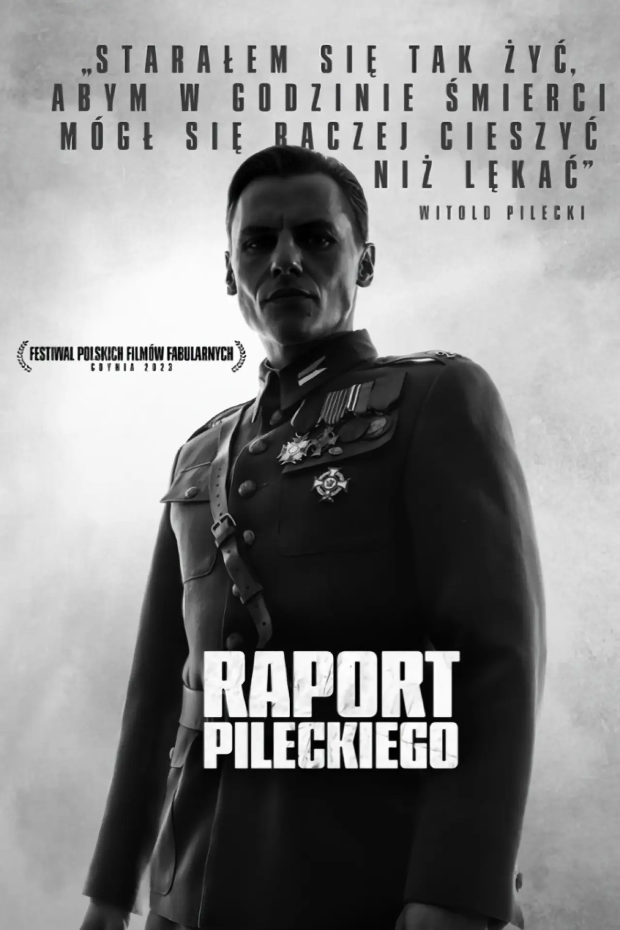 Plakat filmowy "Raport Pileckiego"