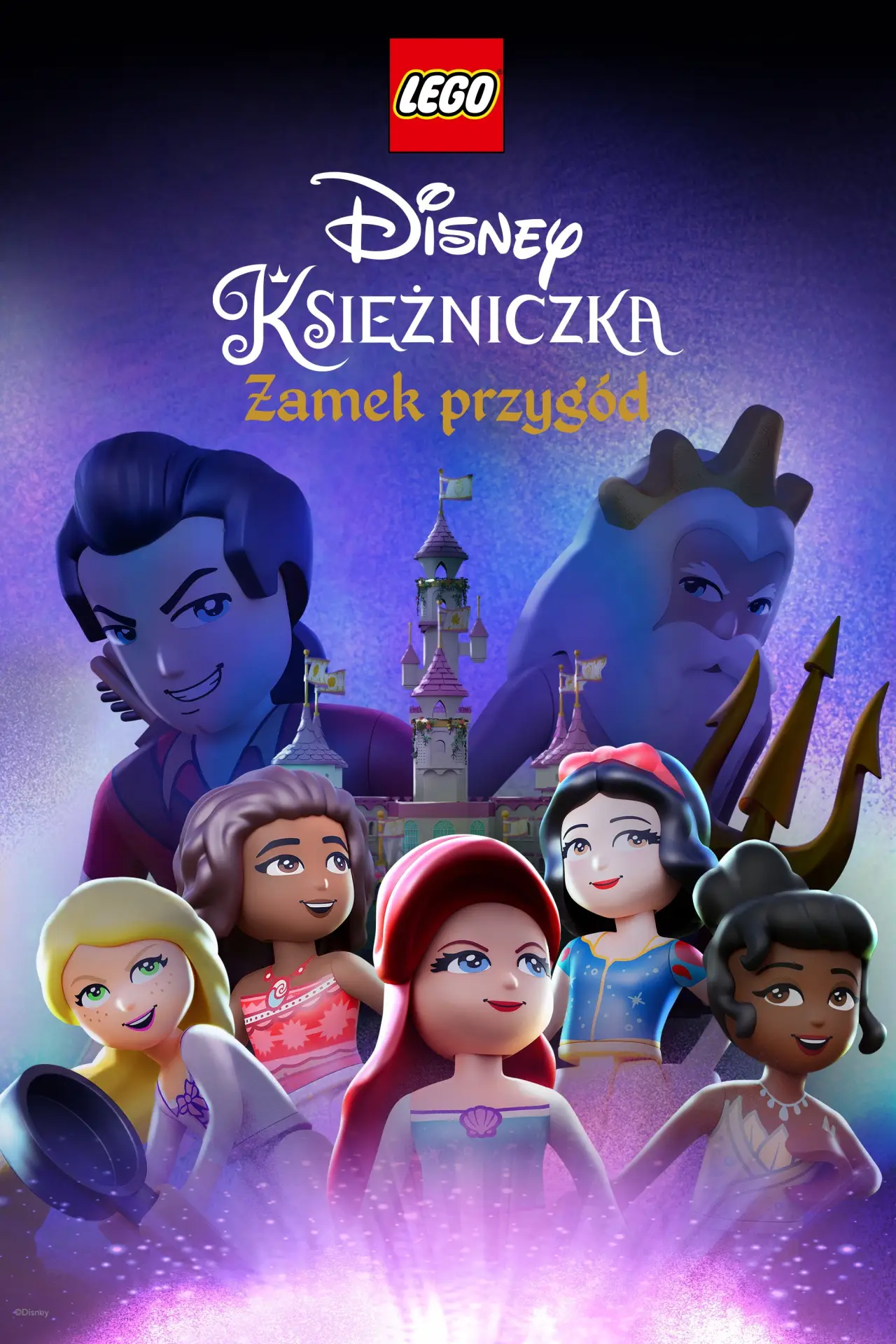 Plakat filmowy "LEGO Disney Księżniczka: Zamek przygód"