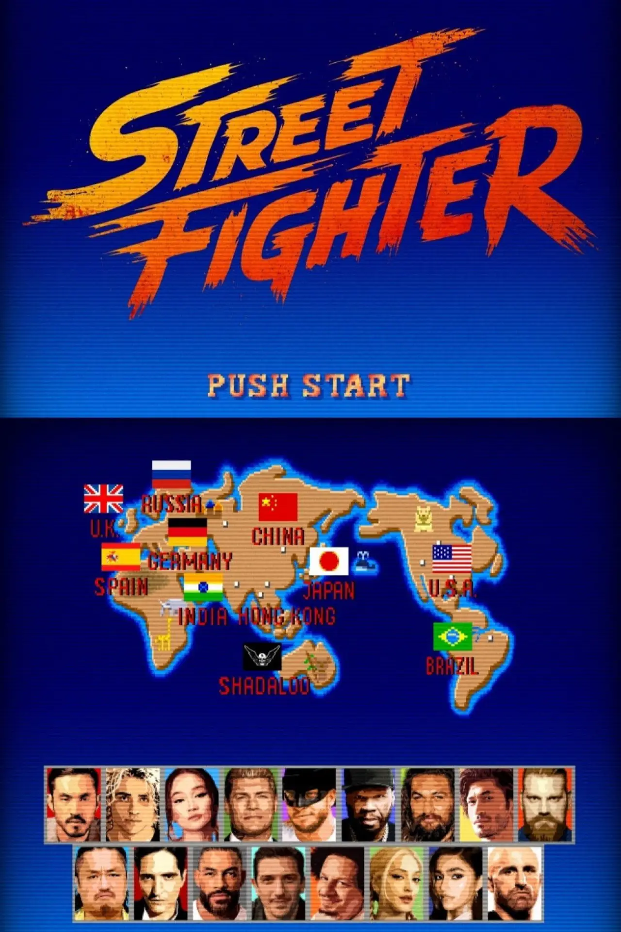 Plakat filmowy "Street Fighter"