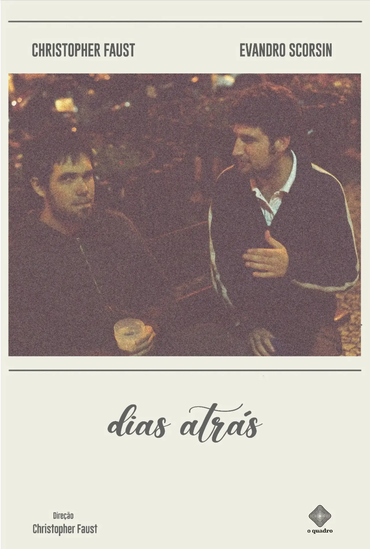Plakat filmowy "Dias Atrás"