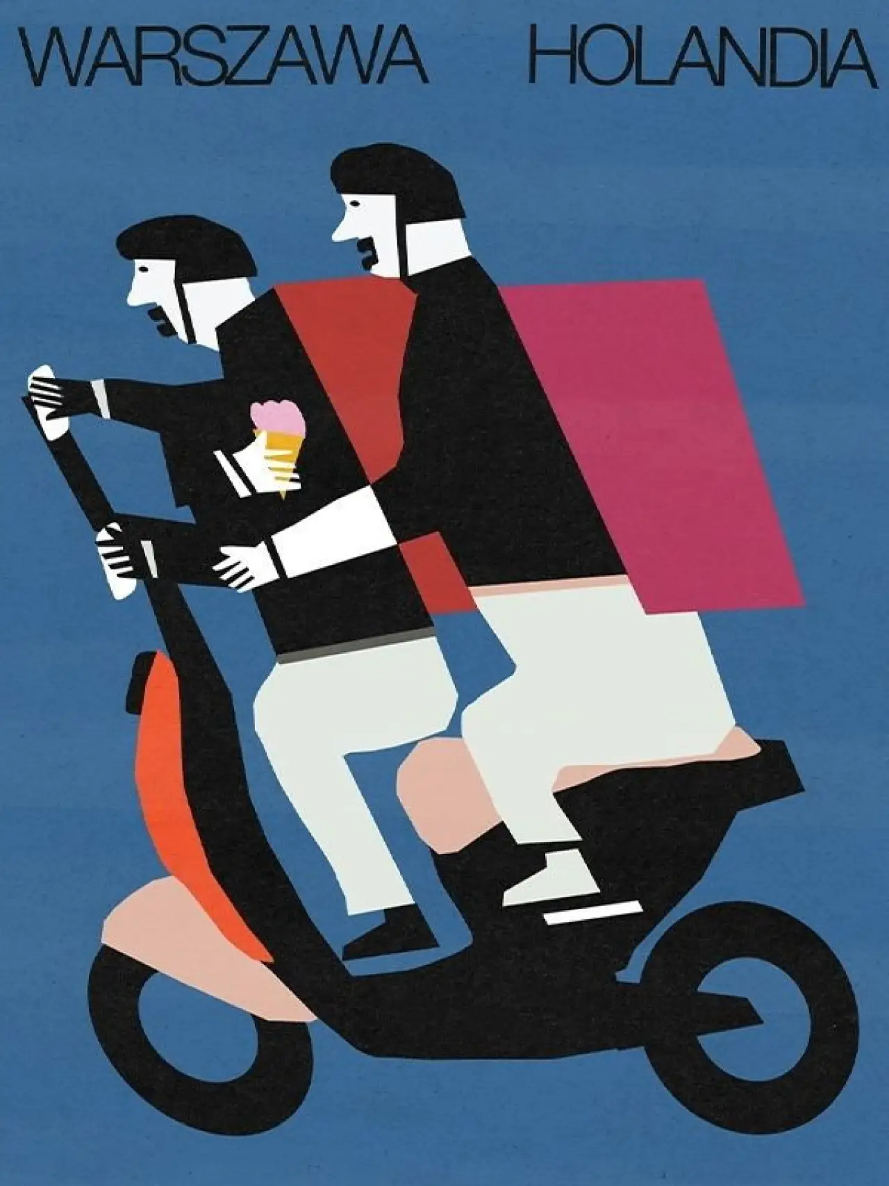 Plakat filmowy "Warszawa, Holandia"