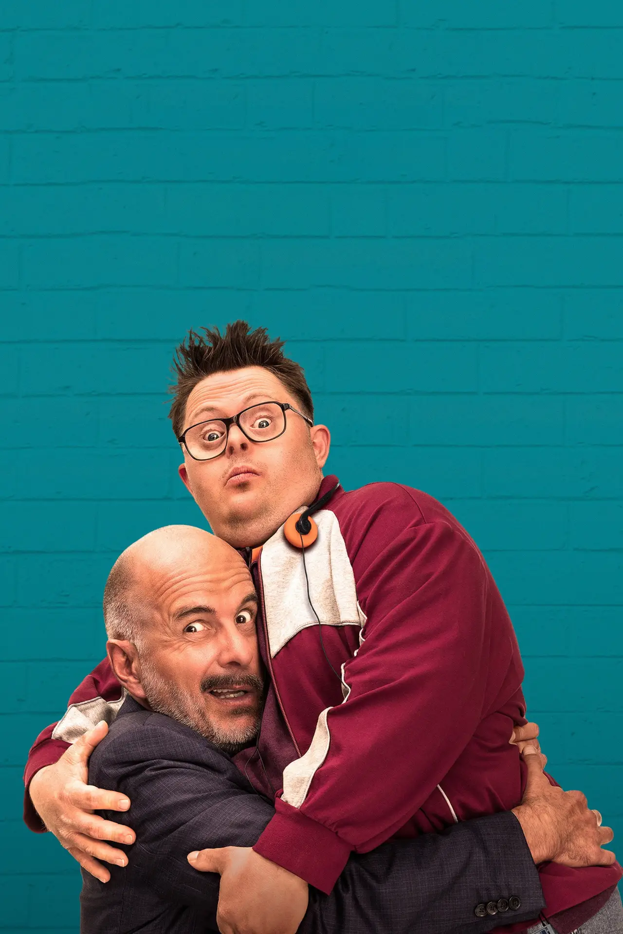 Plakat filmowy "Ganzer halber Bruder"