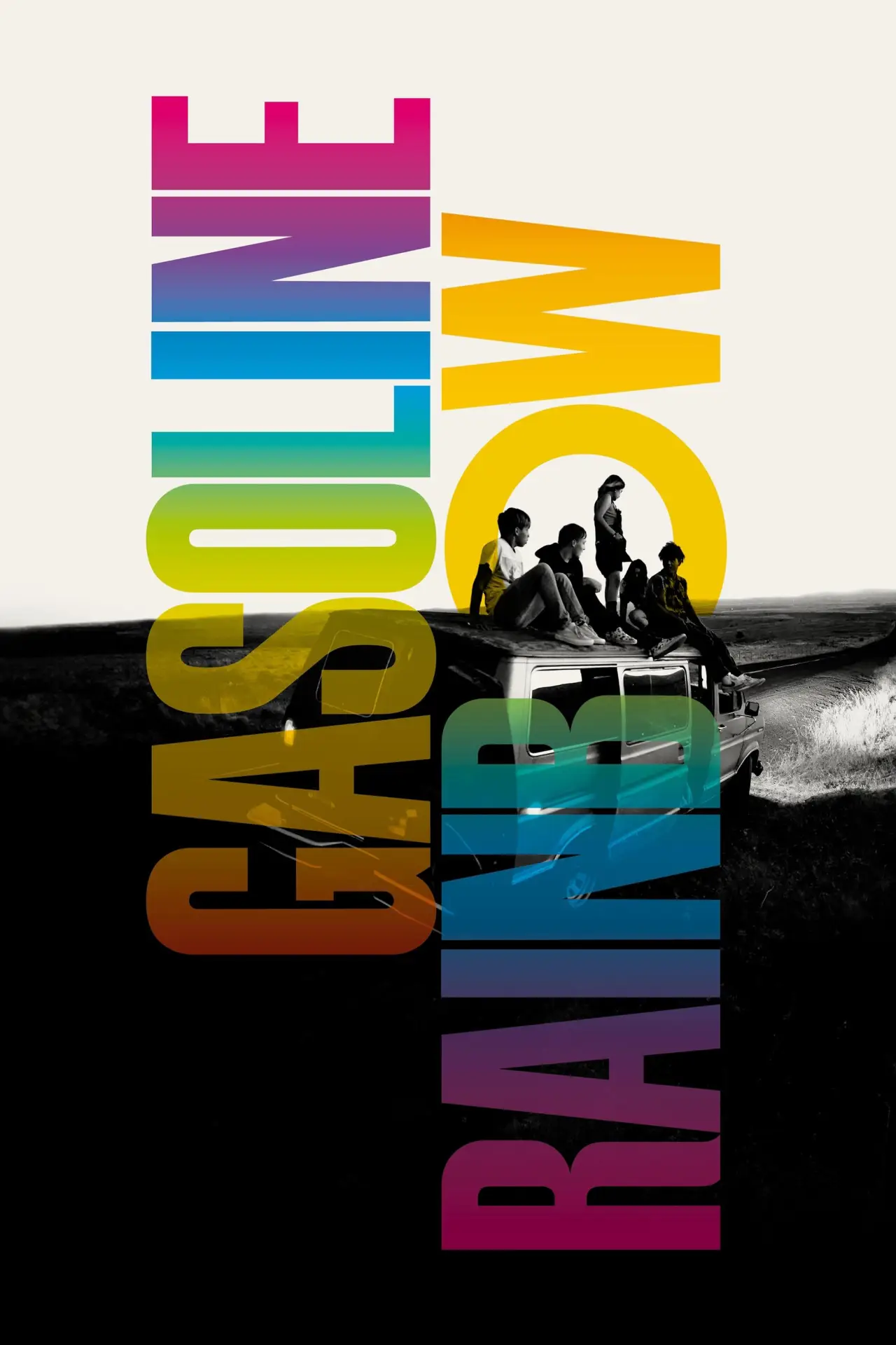 Plakat filmowy "Gasoline Rainbow"